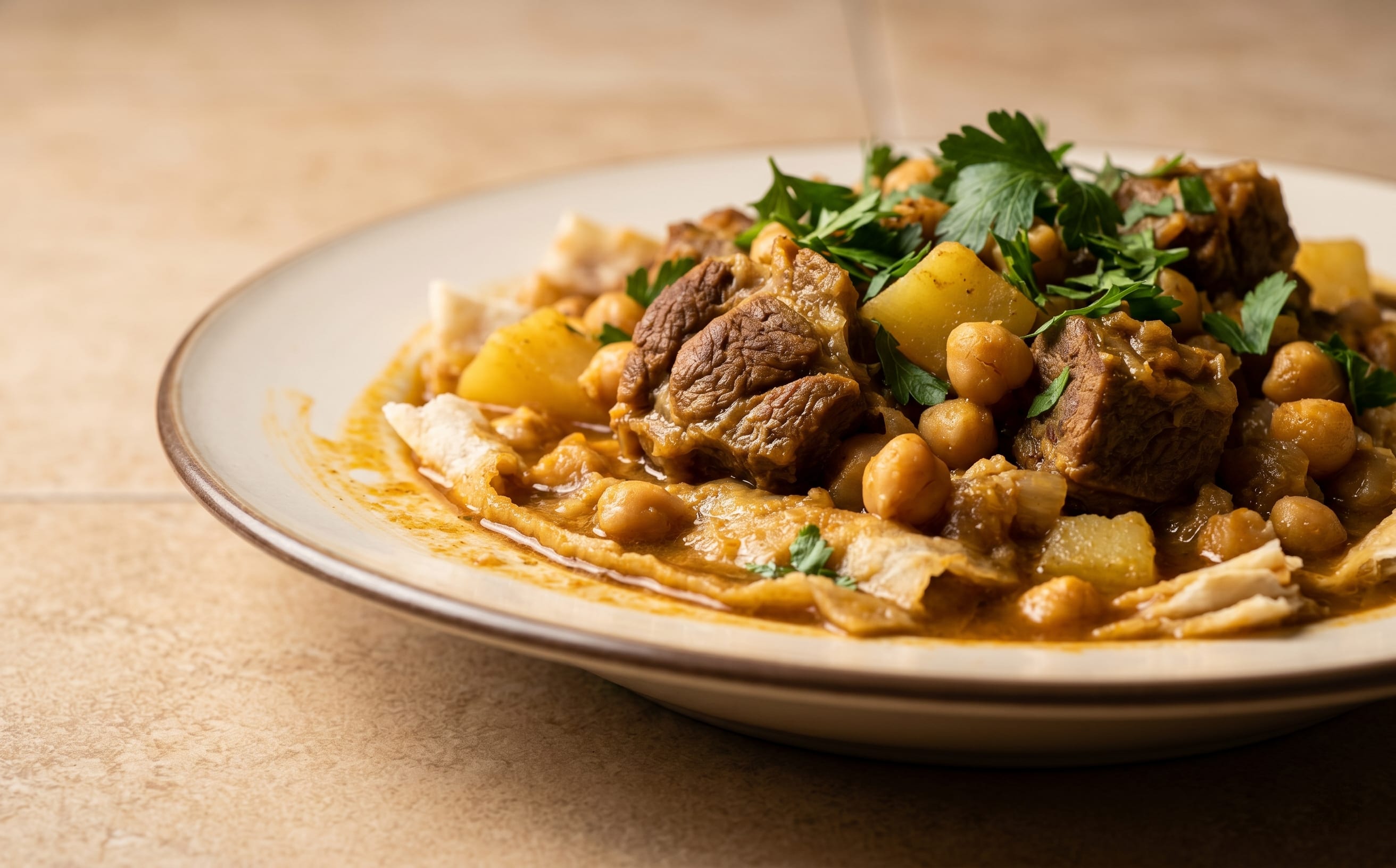 Tashreeb (Lamb and Flatbread Stew)