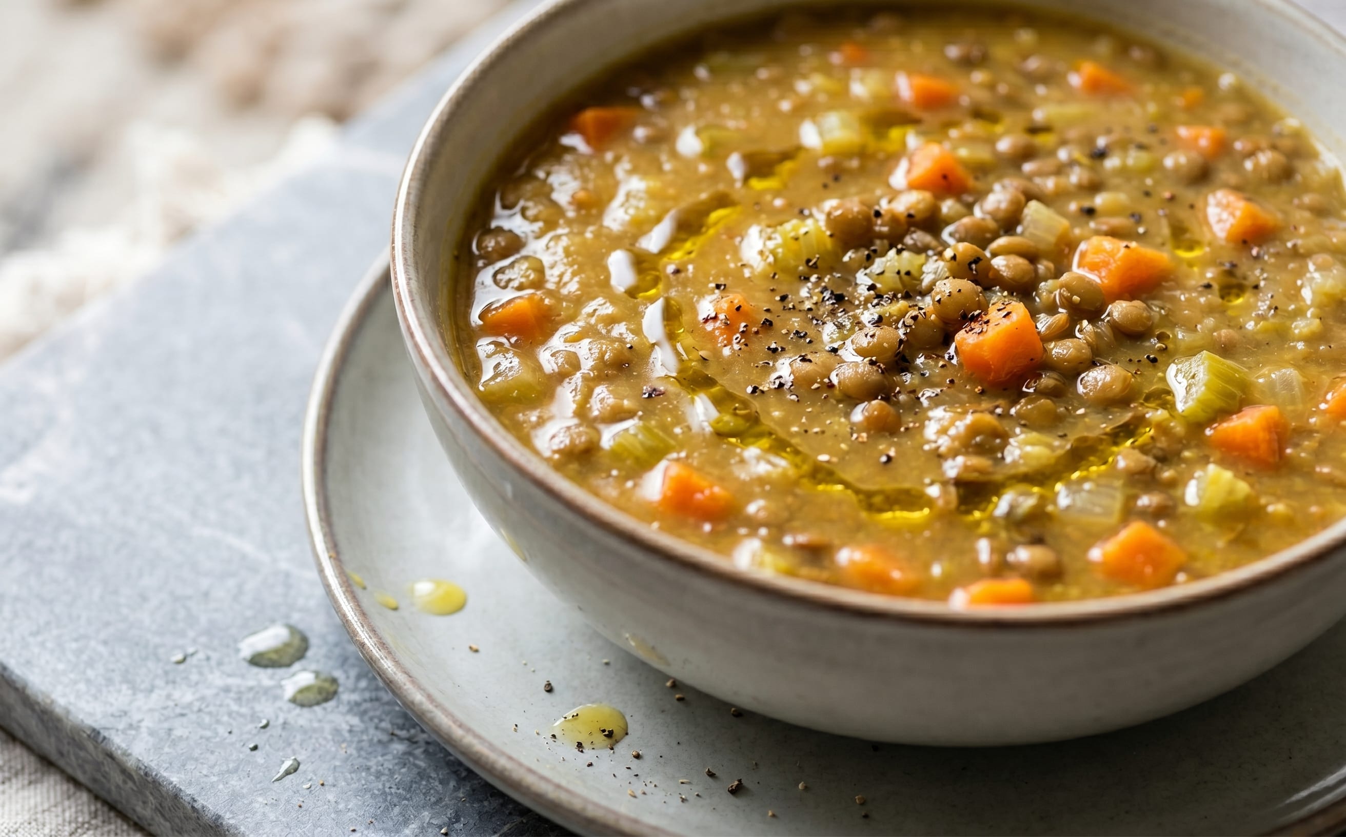 Shorbat Adas (Lemon Lentil Soup)