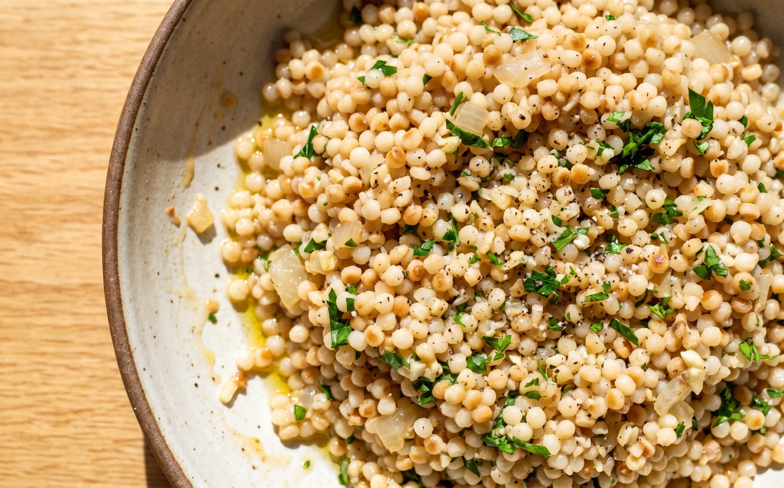 Ptitim (Toasted Israeli Couscous Pilaf)