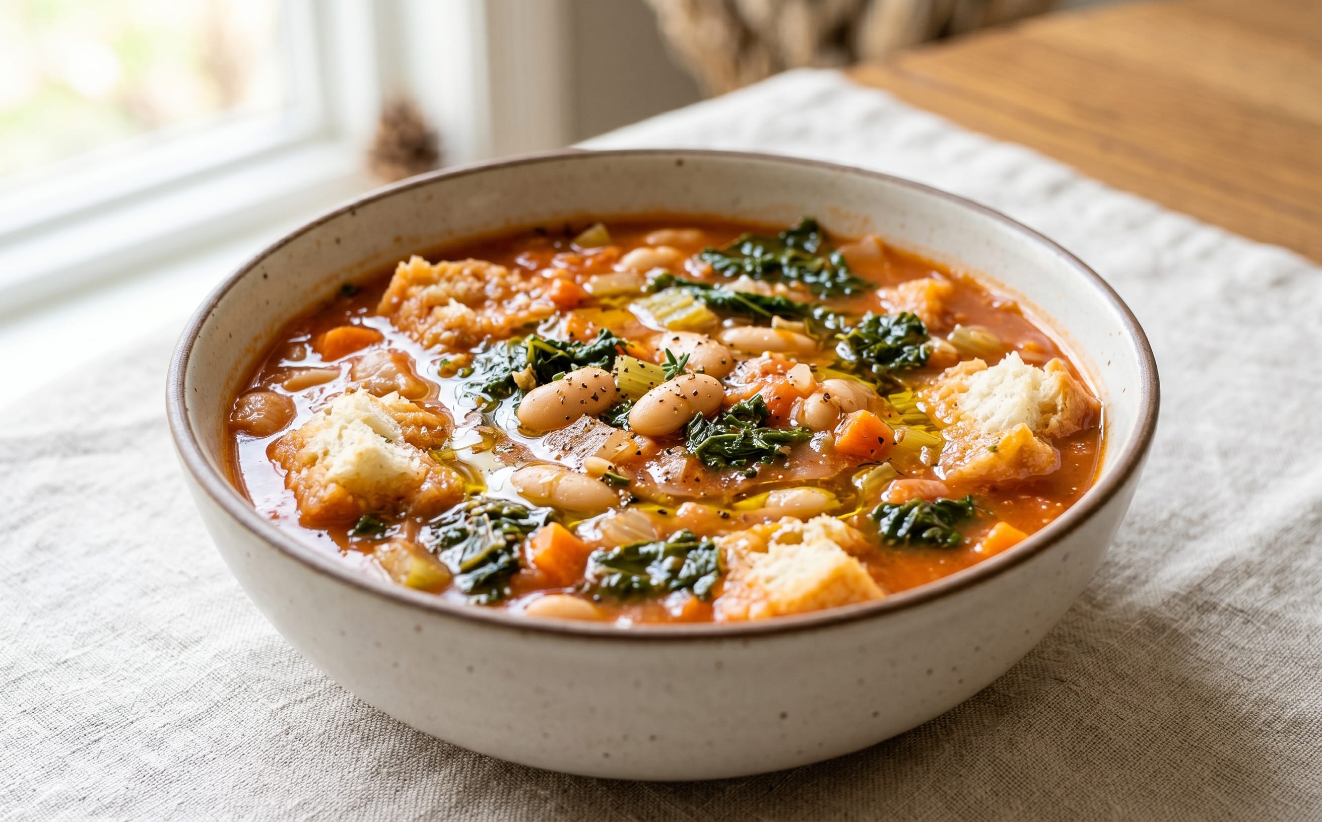Ribollita (Tuscan Bread and Bean Soup)