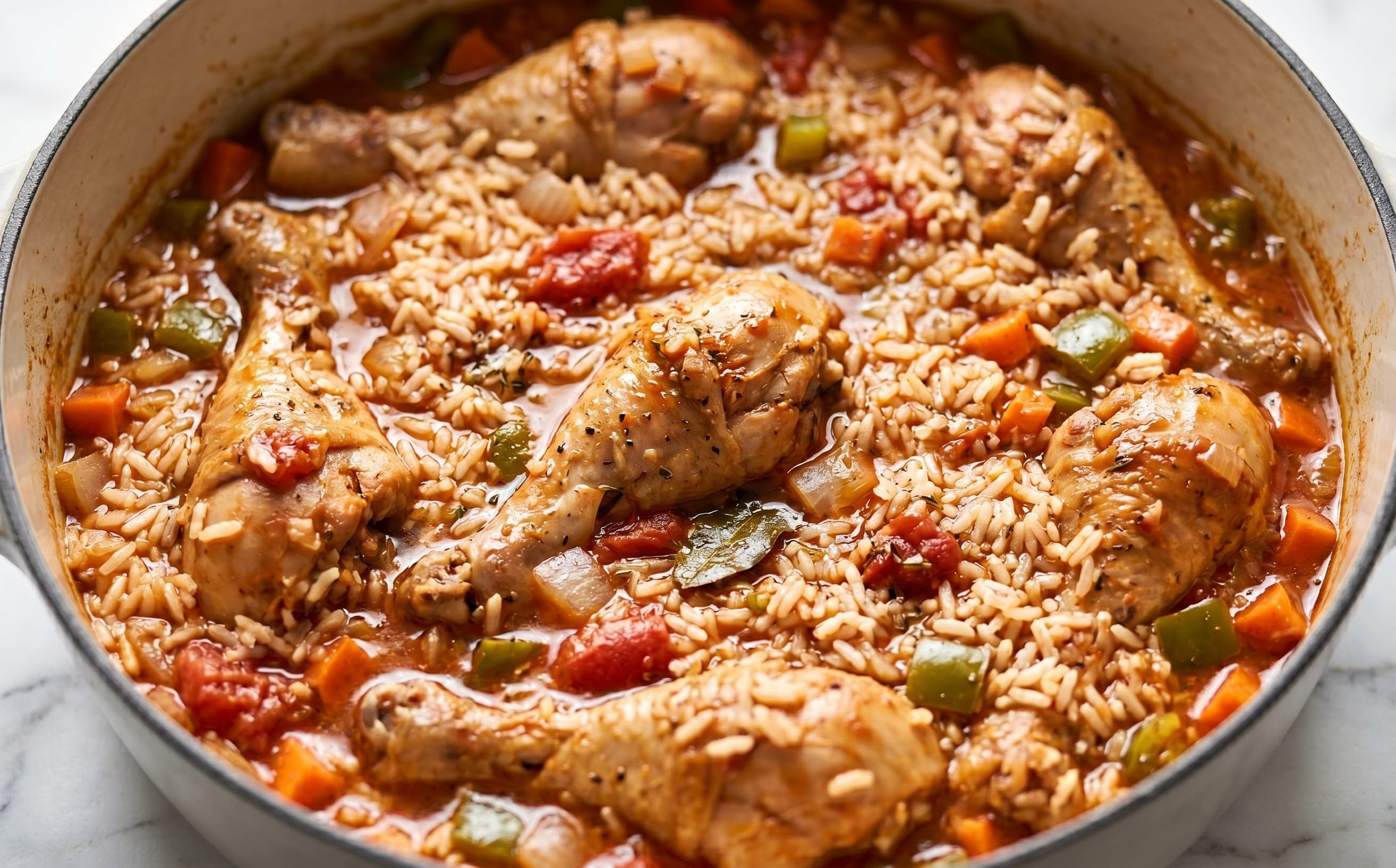 Riz Gras au Poulet (Tomato Chicken Rice)