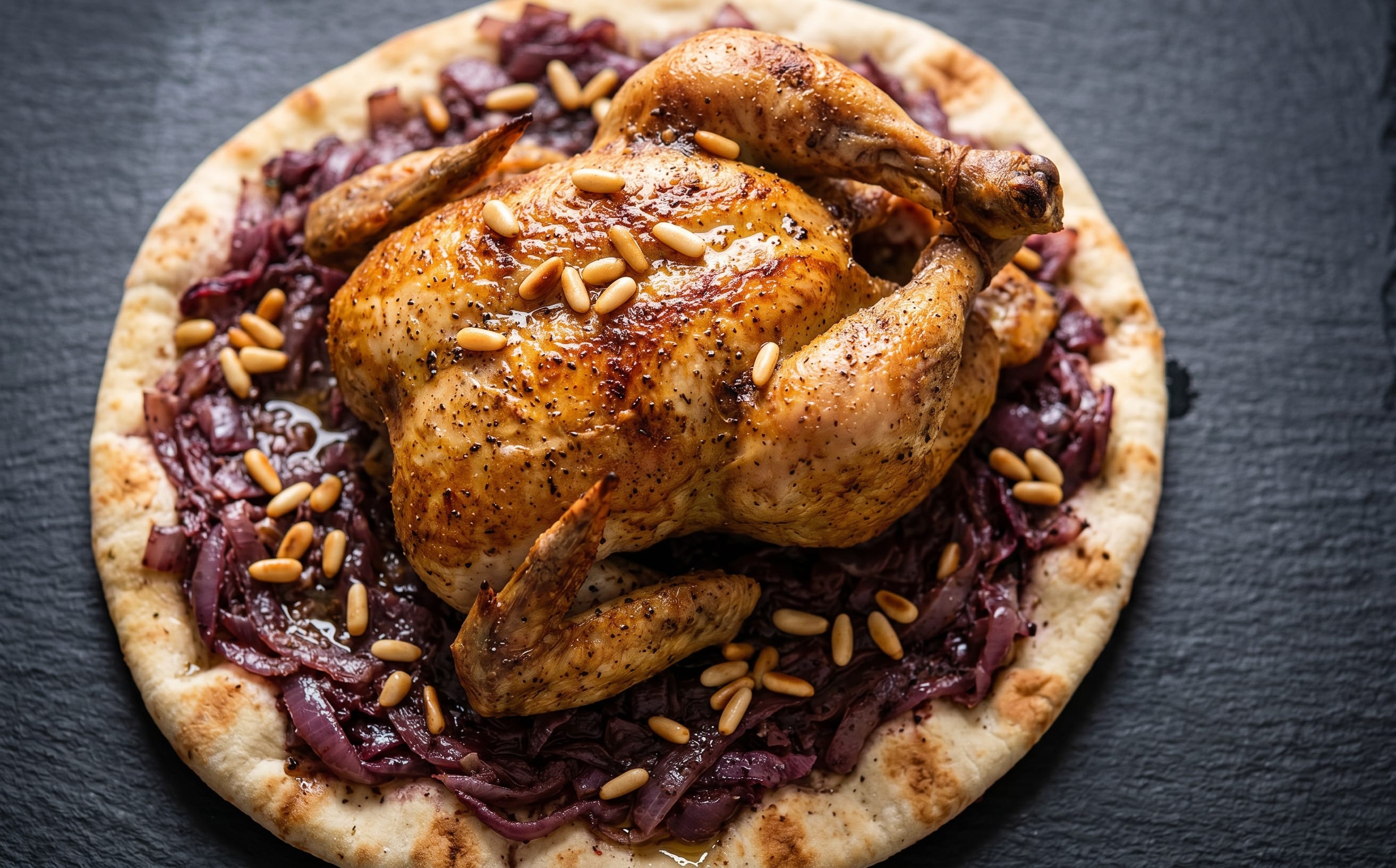 Musakhan (Sumac Chicken and Onions on Flatbread)