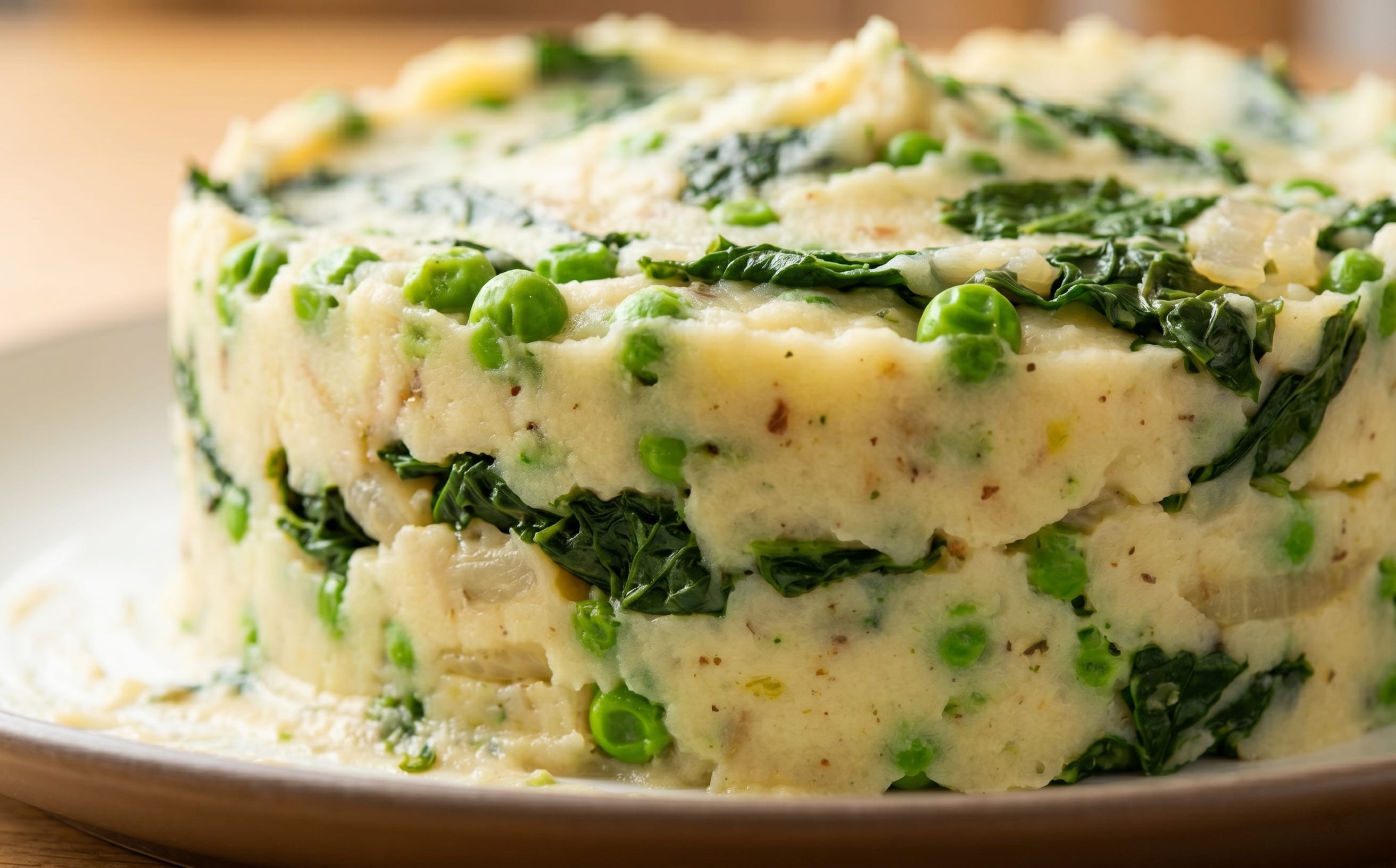Irio (Mashed Potatoes, Peas, Corn, and Greens)