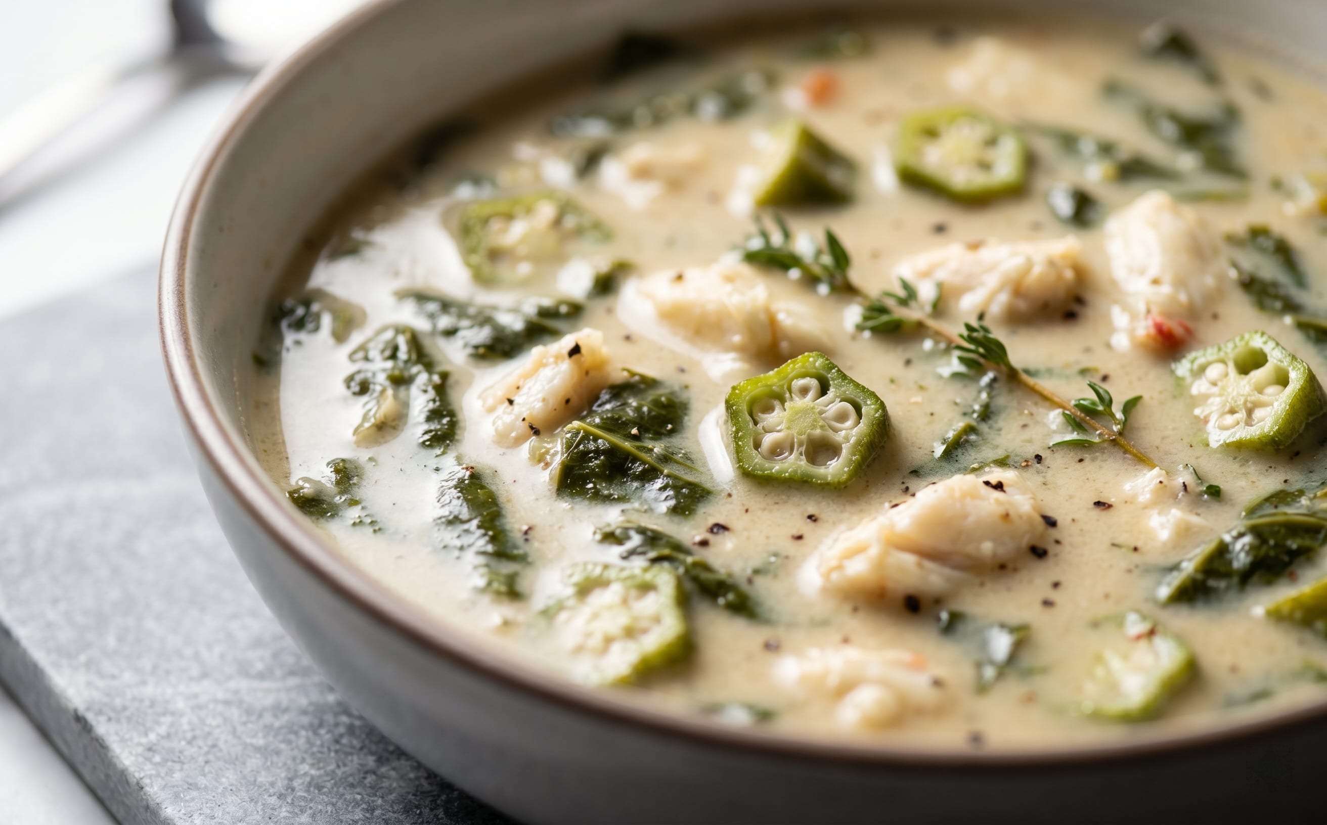 Callaloo and Crab Soup