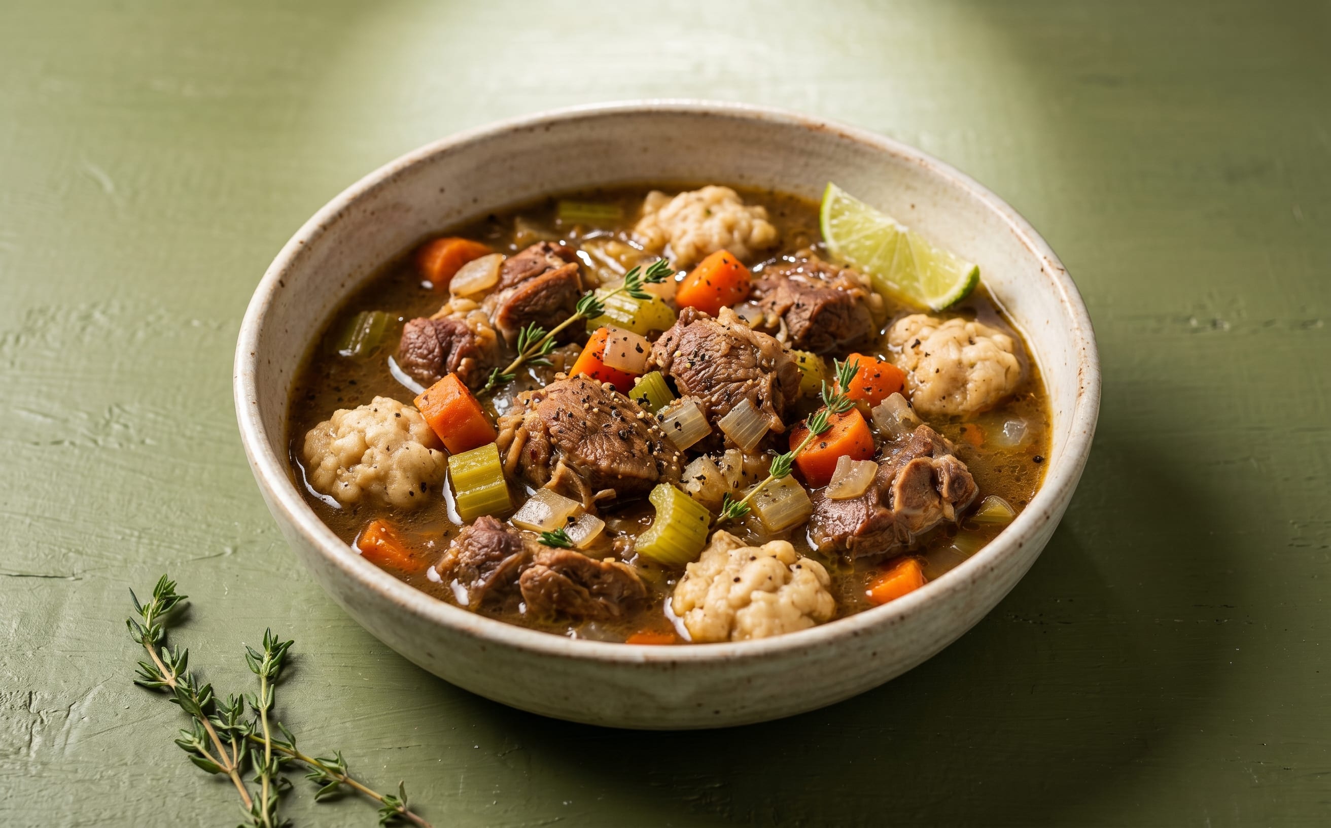 Goat Water (Goat Stew with Dumplings)