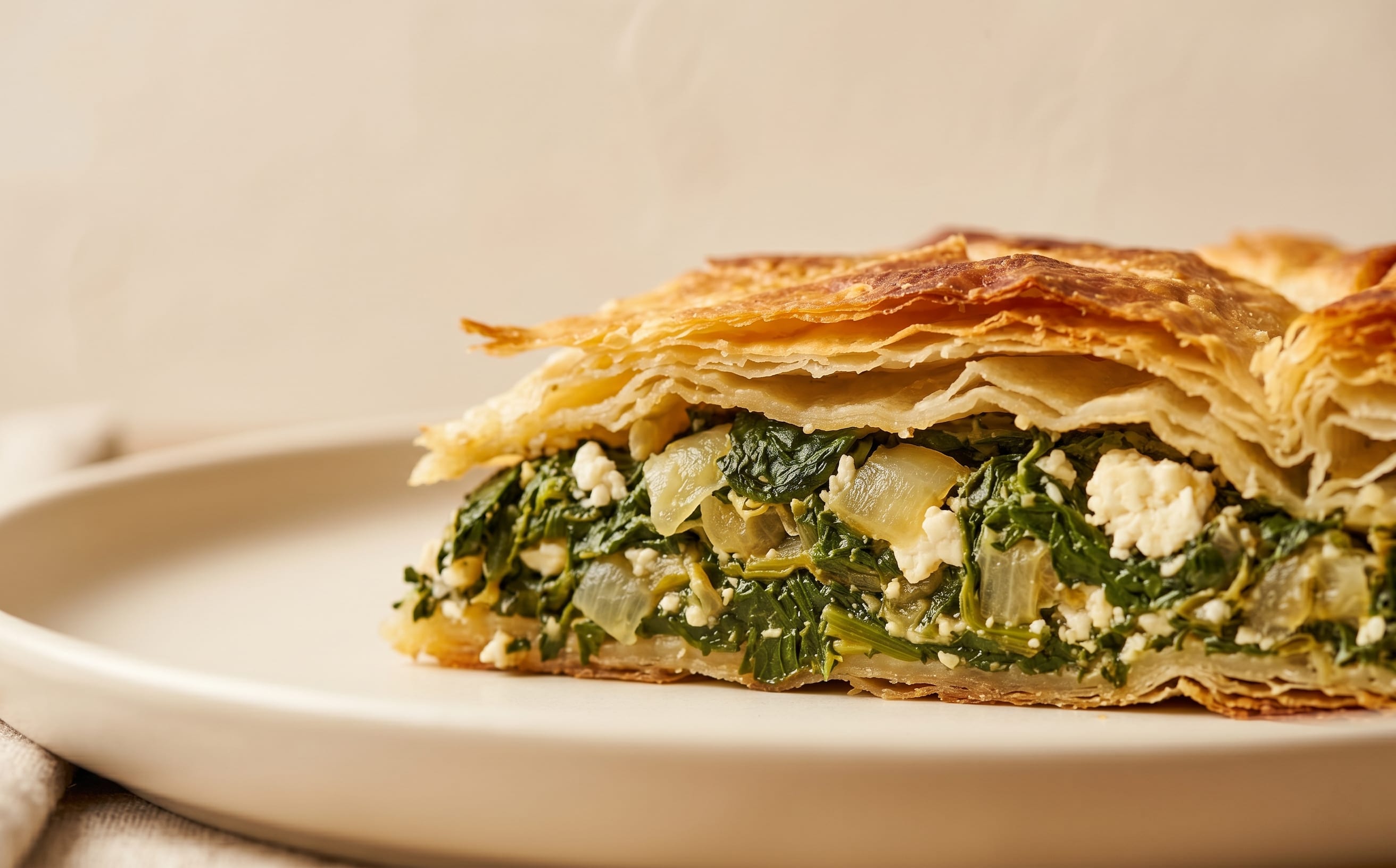 Pite me Spinaq dhe Djathë (Spinach and Cheese Pie)