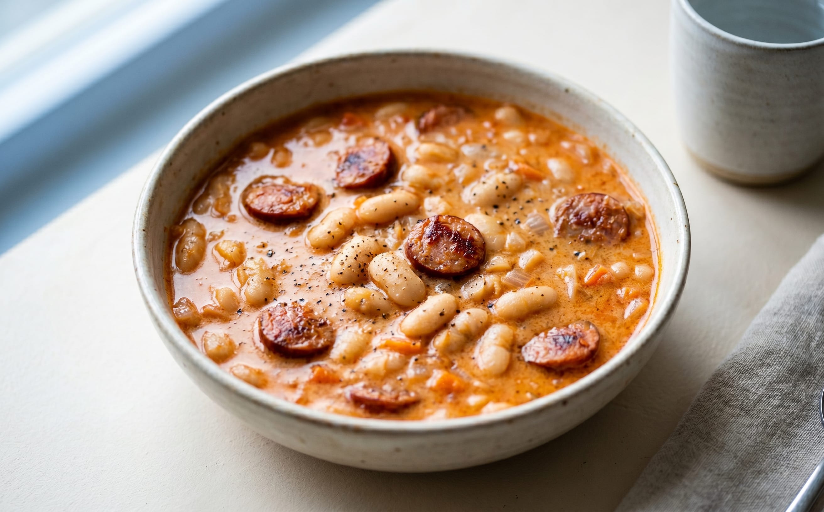 Pasul (White Bean and Sausage Stew)