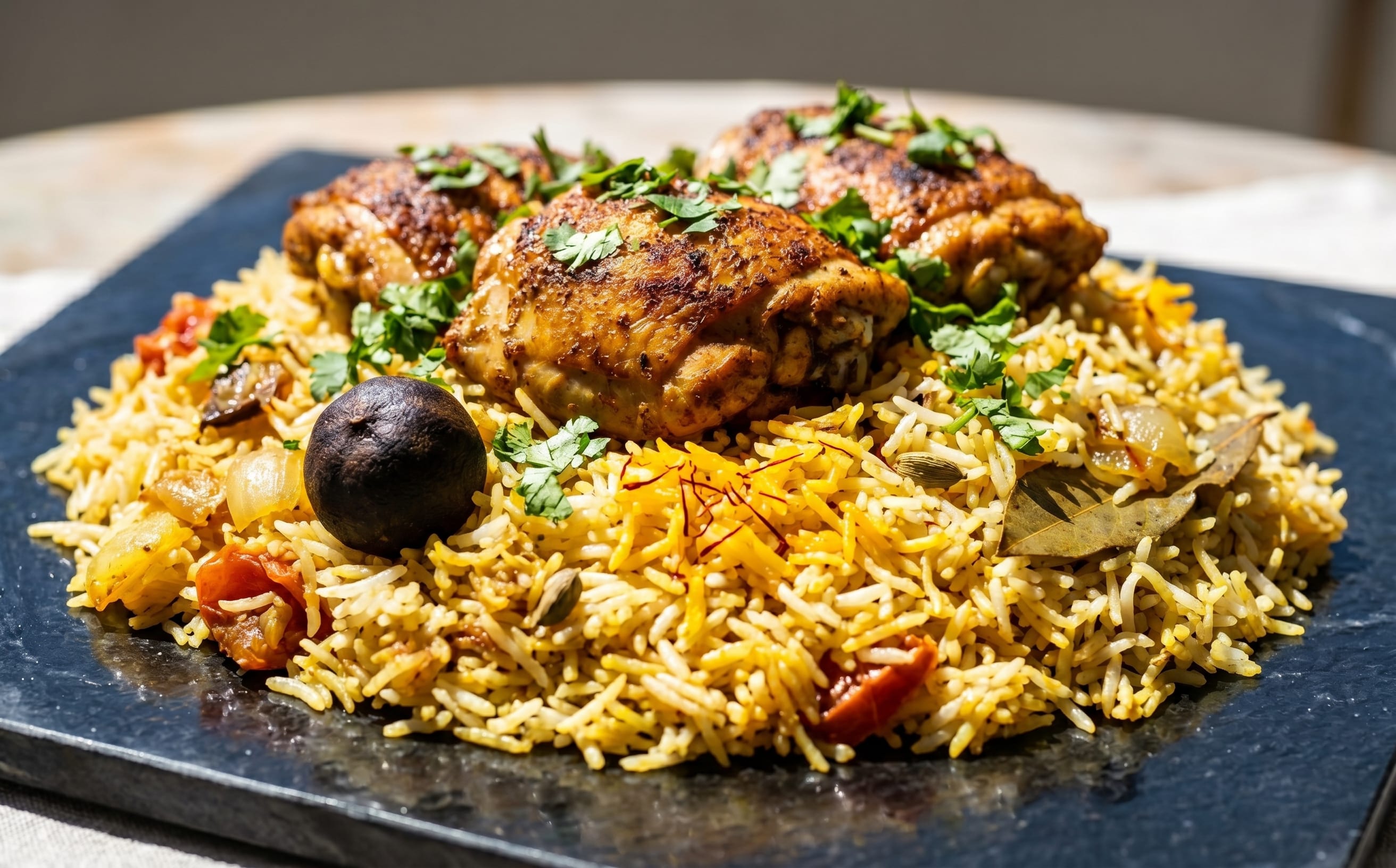 Machboos Dajaj (Spiced Chicken and Rice)
