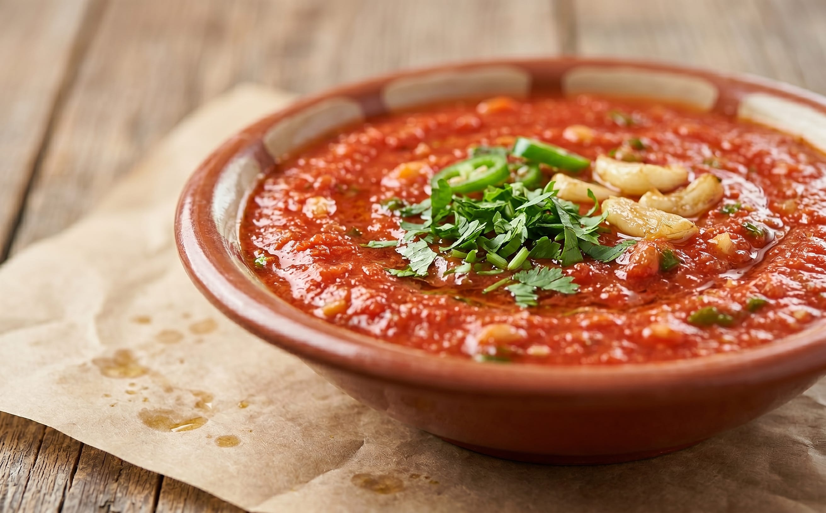 Daqqus (Spicy Tomato and Garlic Sauce)