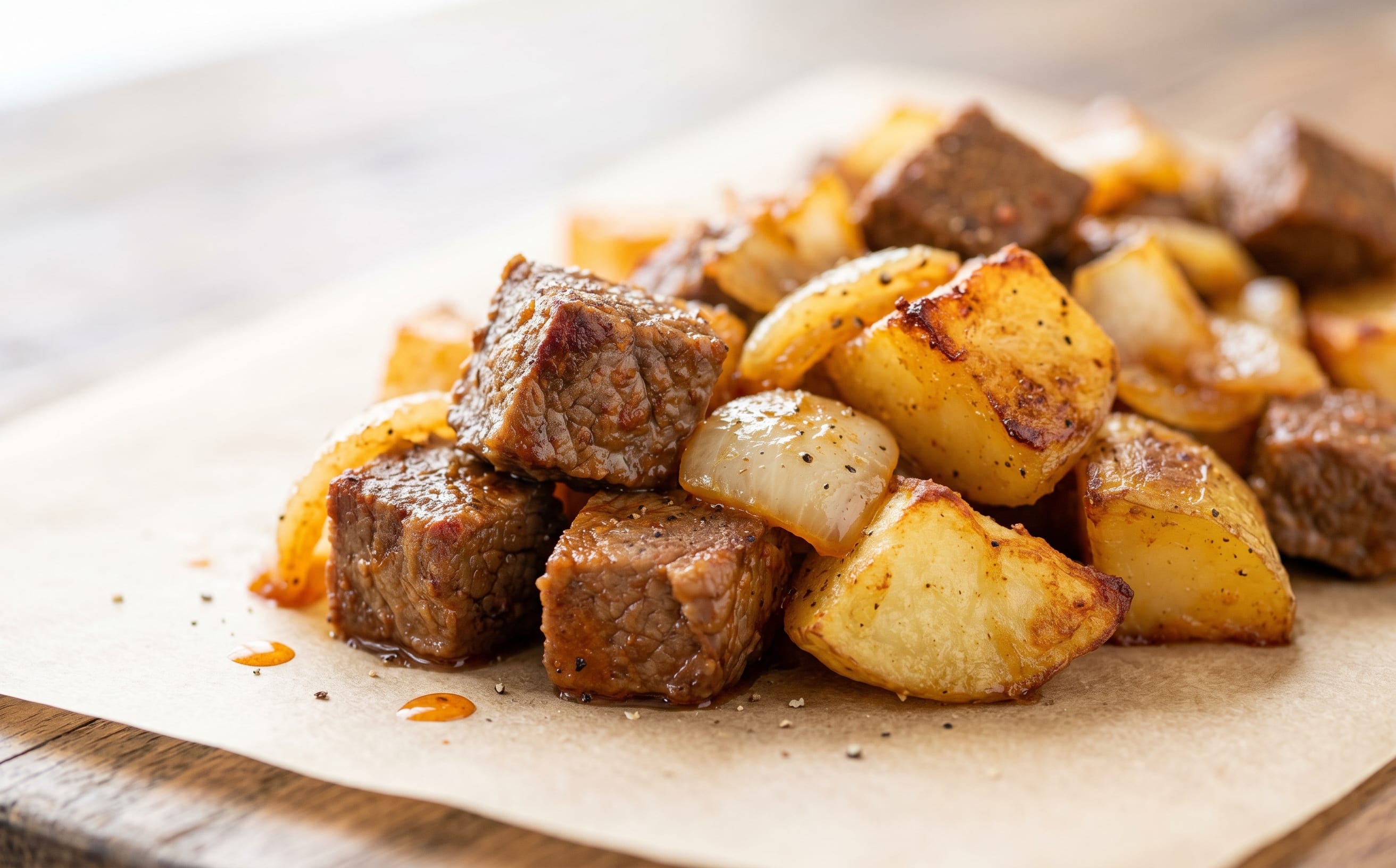 Kuurdak (Pan-Fried Beef and Potatoes)