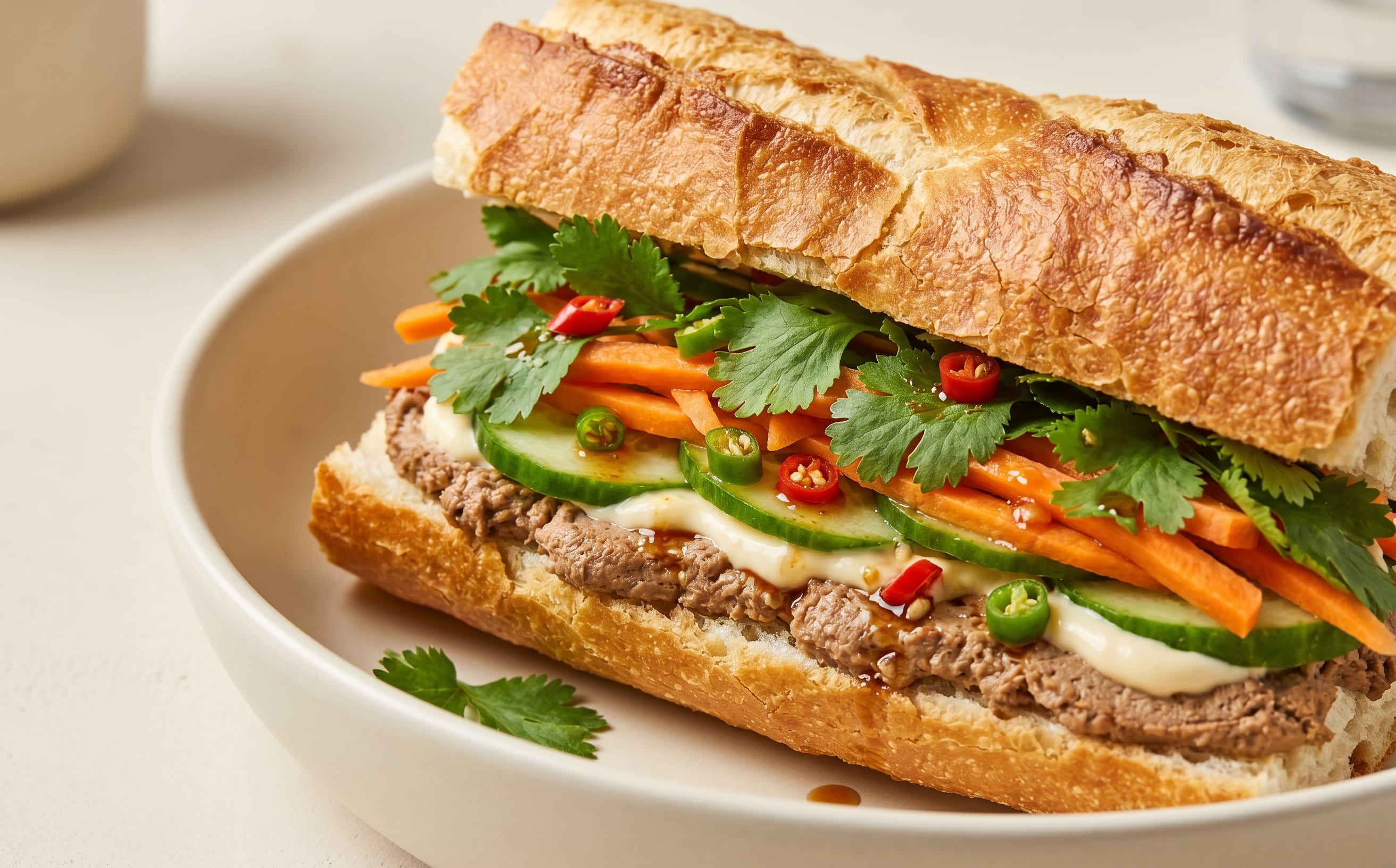Khao Jee Pâté (Lao Baguette Sandwich)