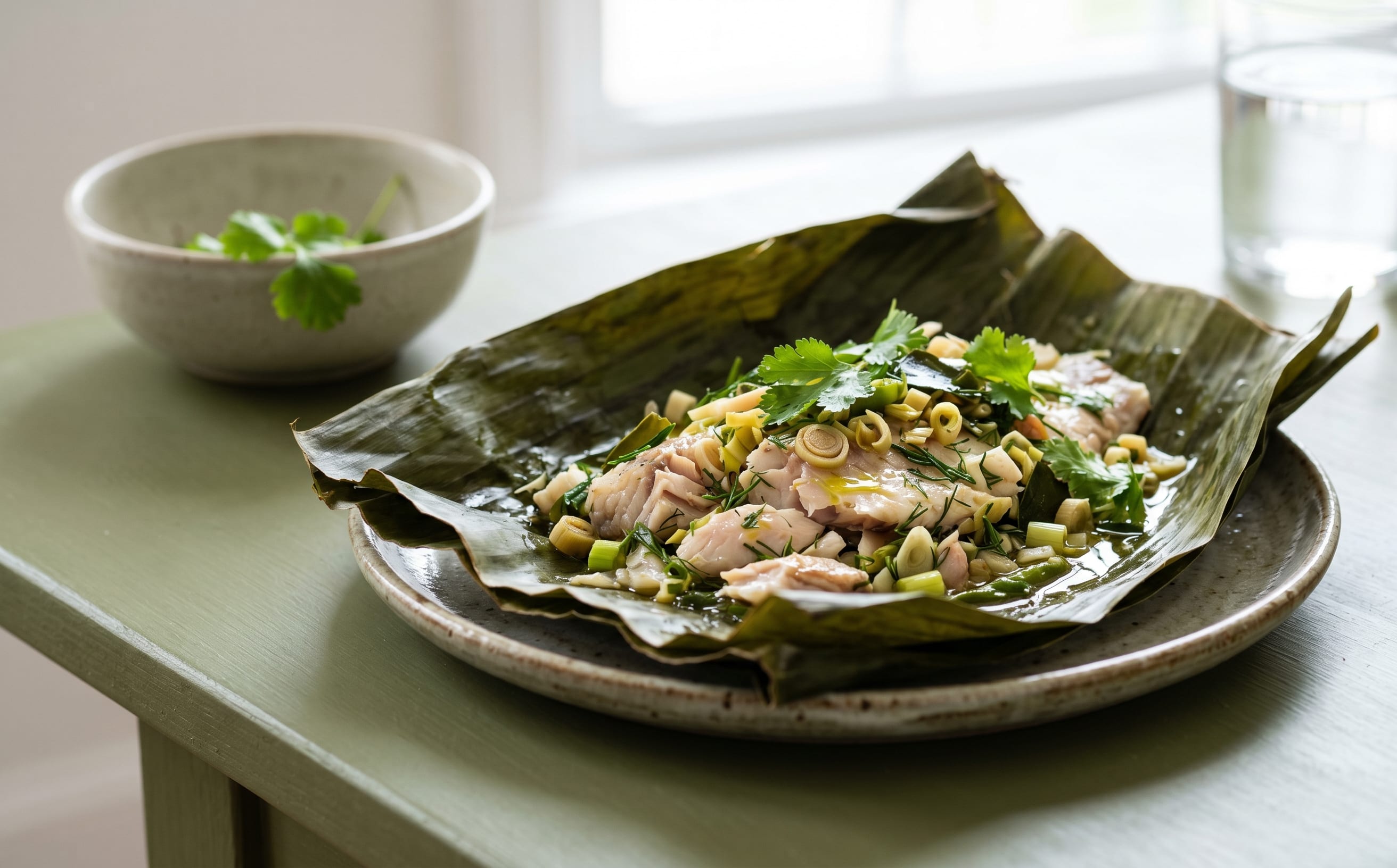 Mok Pa (Steamed Herb Fish Parcels)