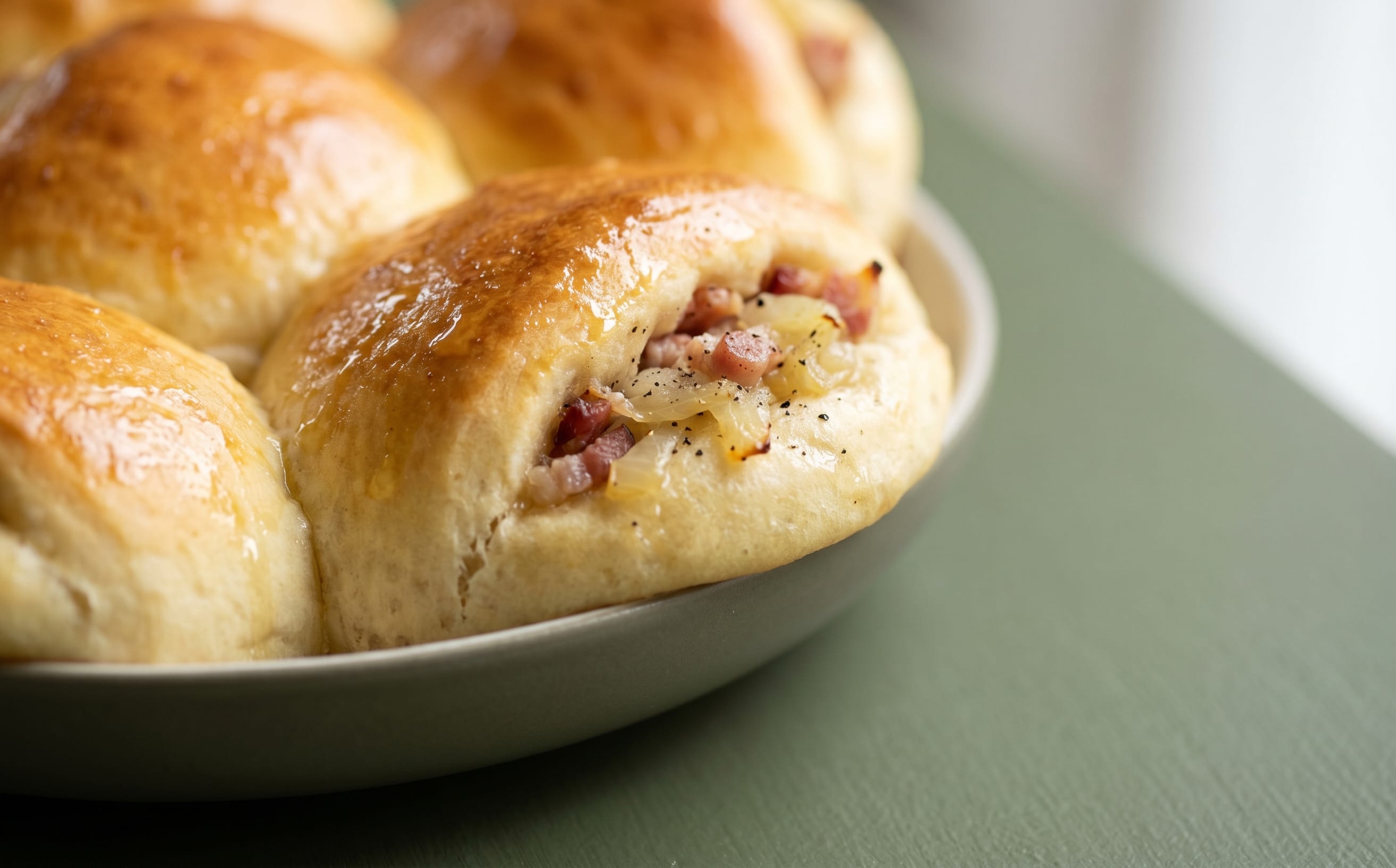 Pīrāgi (Bacon and Onion Buns)