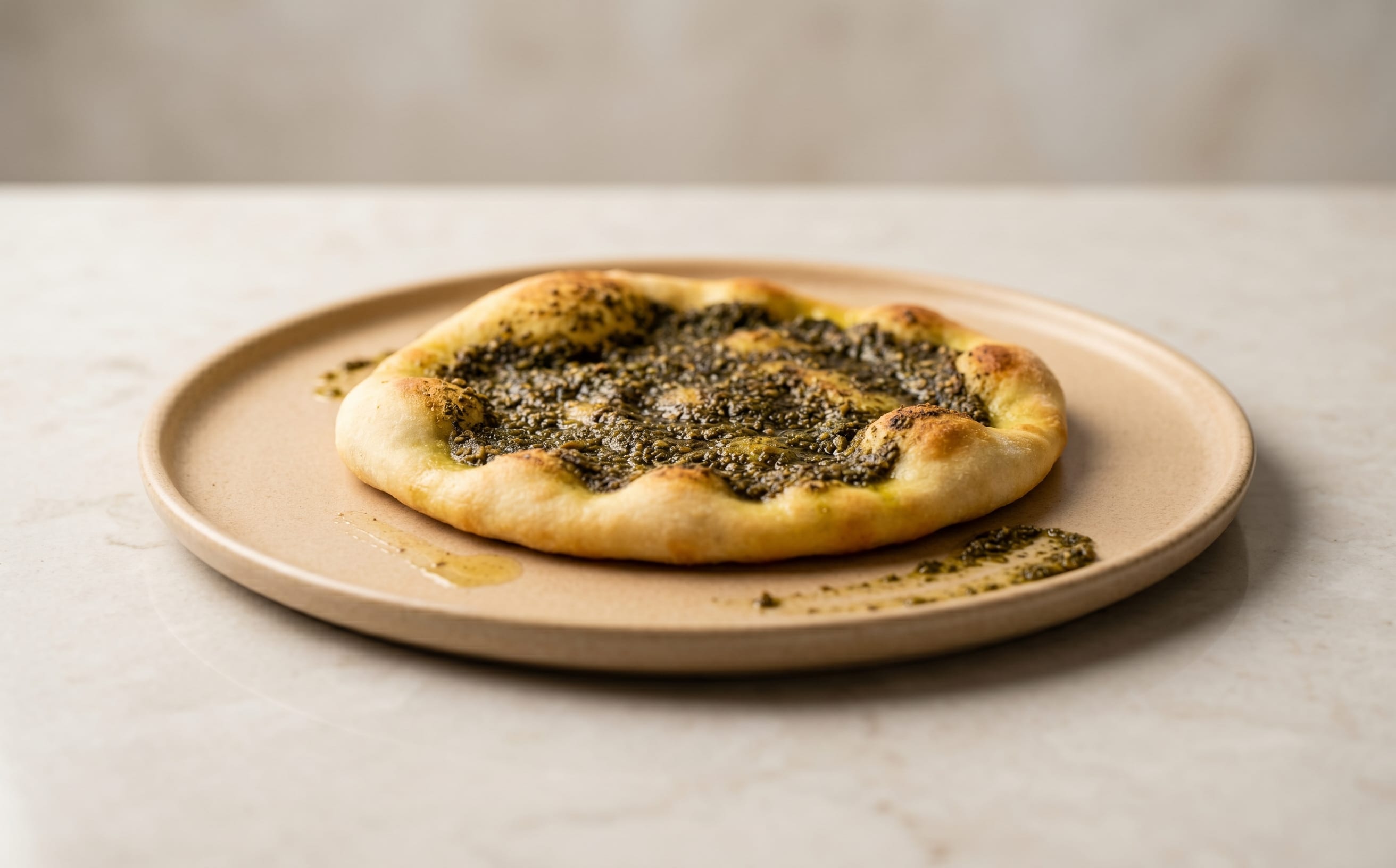 Manakish Za'atar (Za'atar Flatbread)