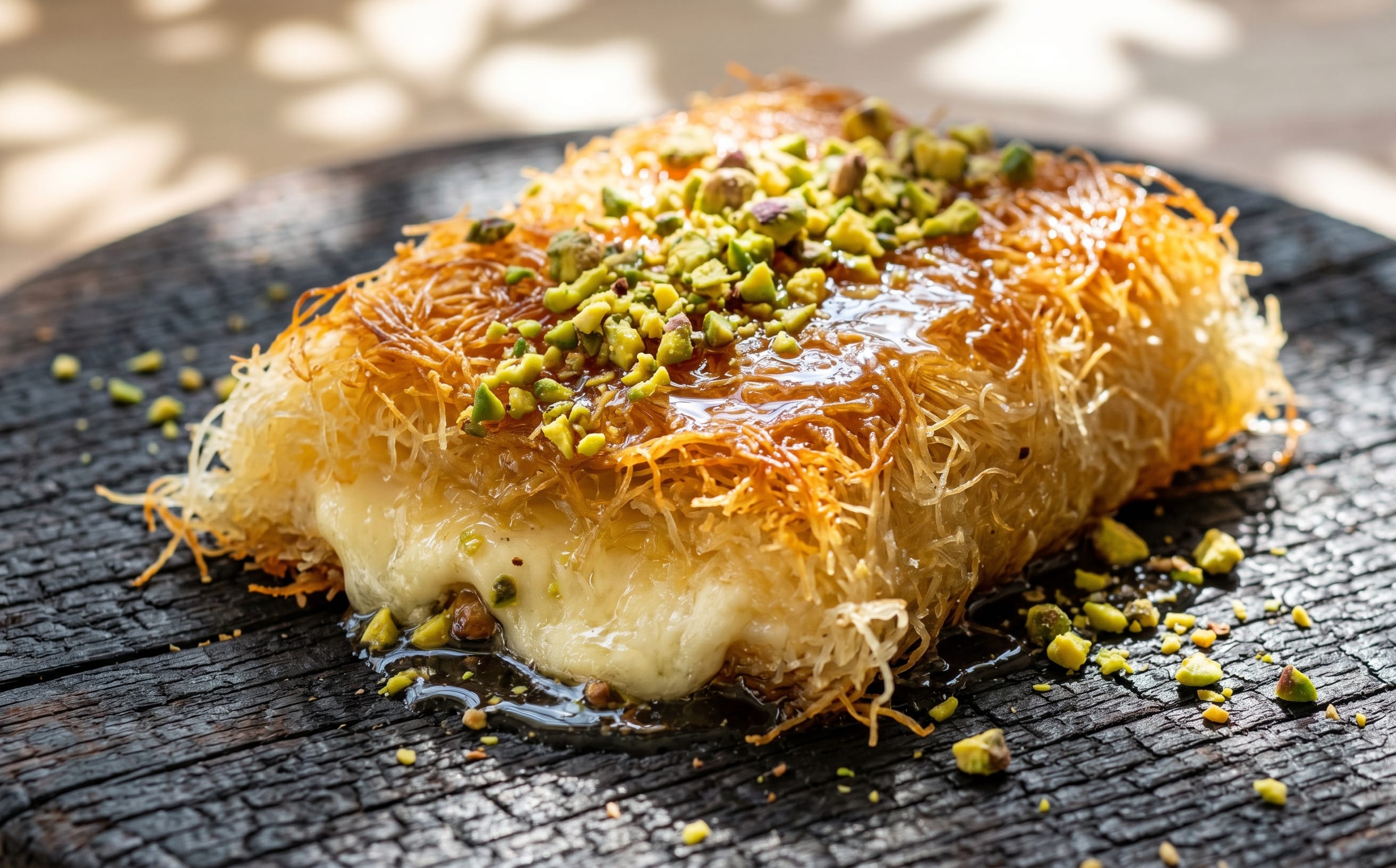 Knafeh (Sweet Cheese Pastry)