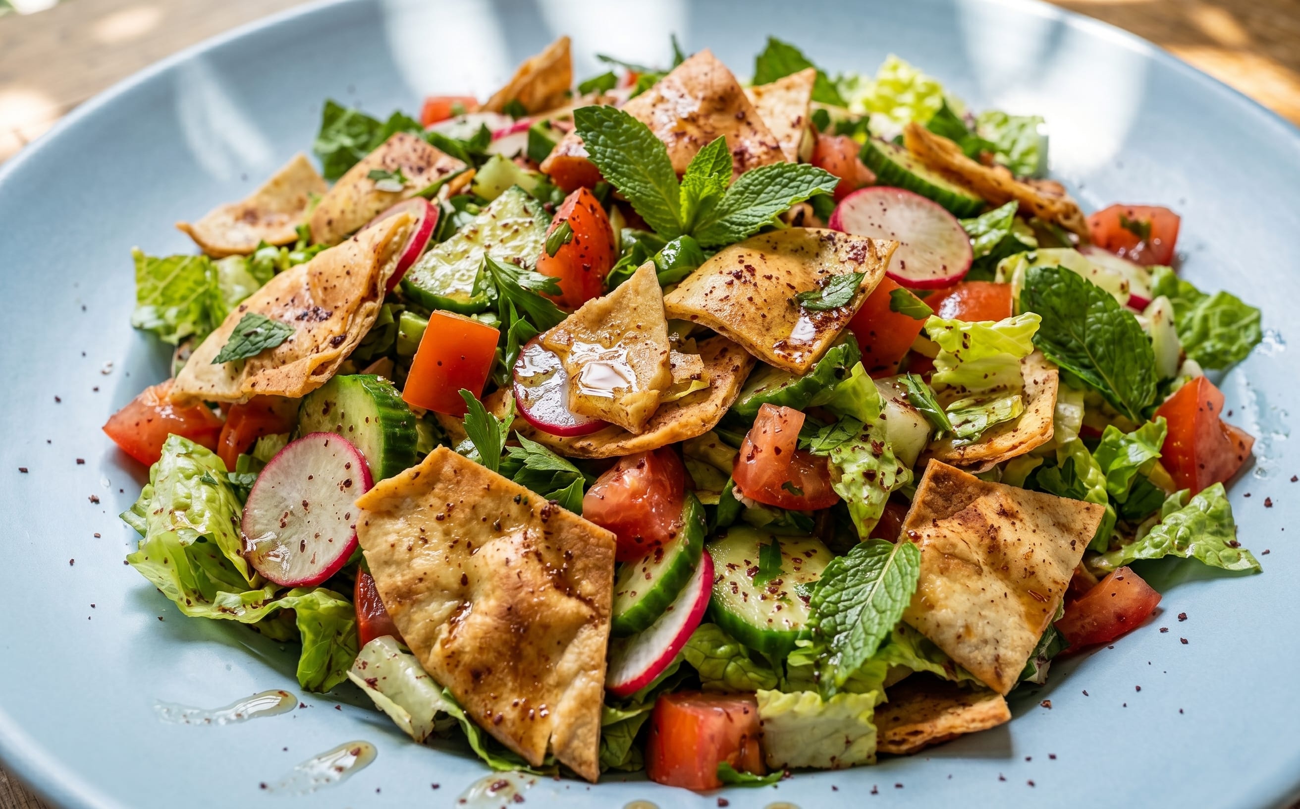 Fattoush (Toasted Pita Salad)