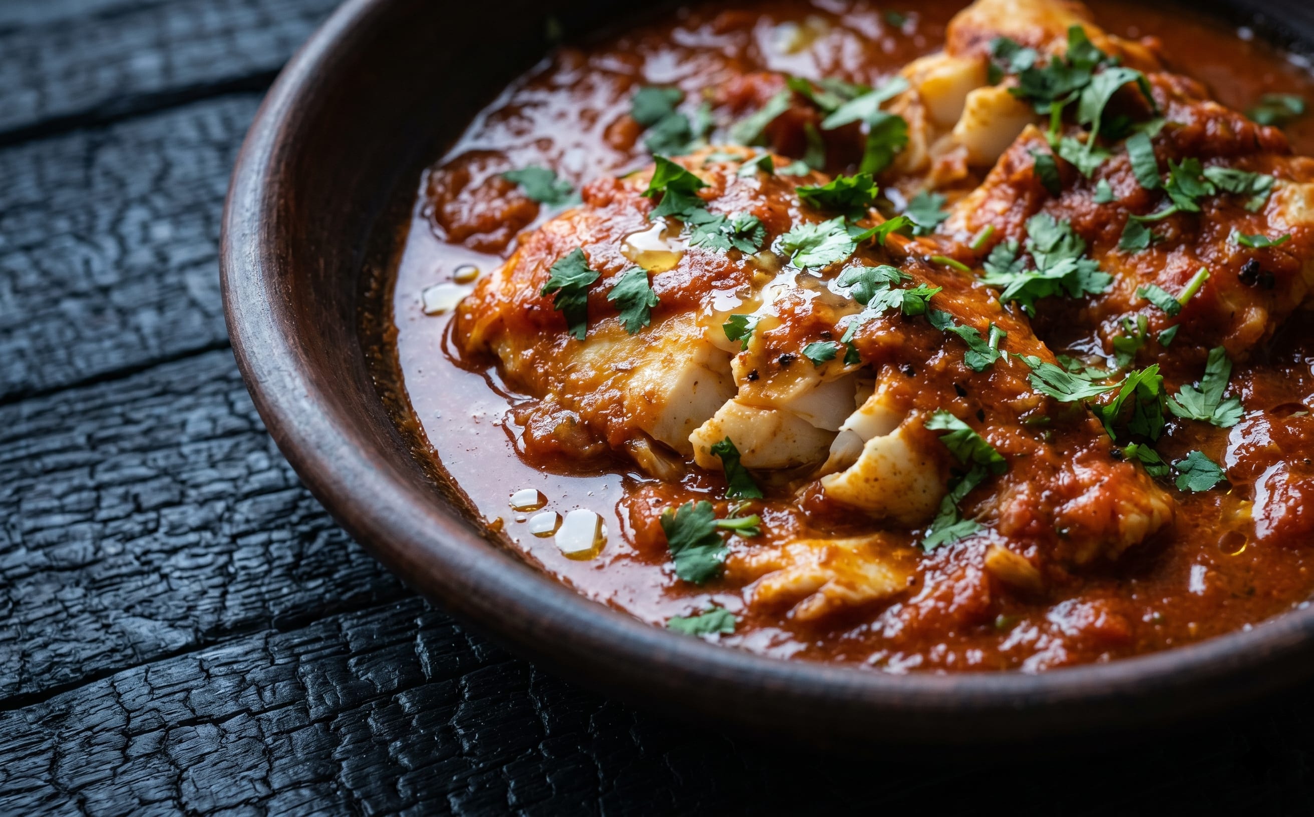 Haraime (Spiced Fish in Tomato Sauce)