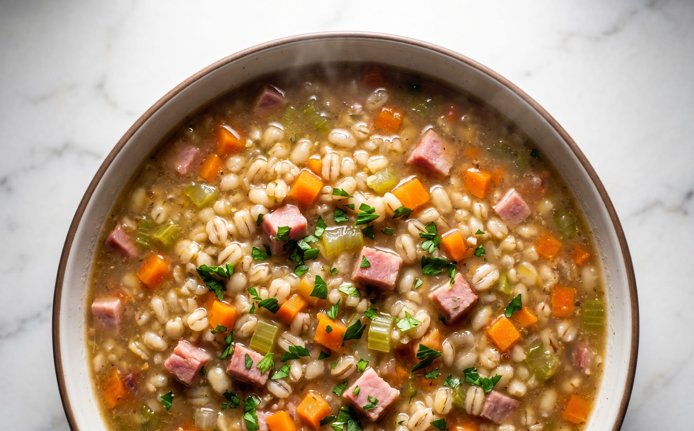 Gerstensuppe (Barley and Ham Soup)