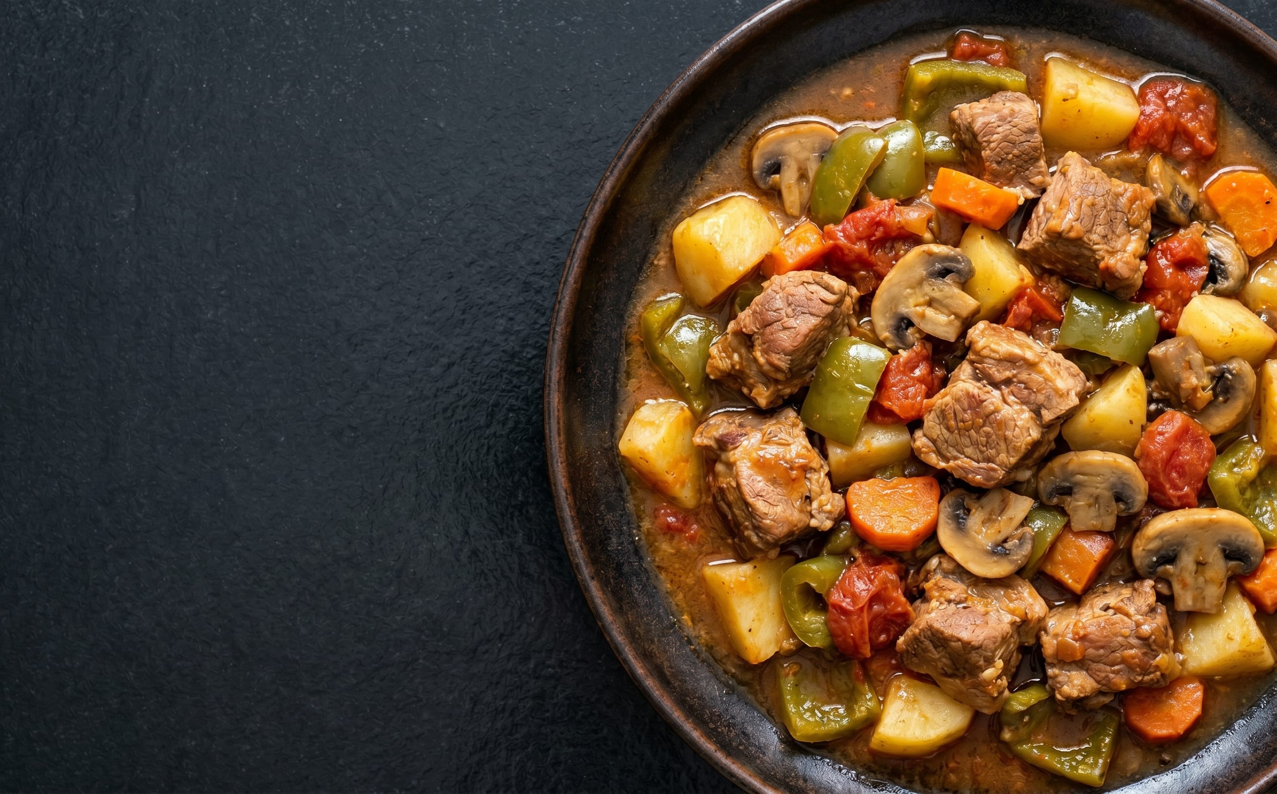 Selsko Meso (Pork and Mushroom Stew)
