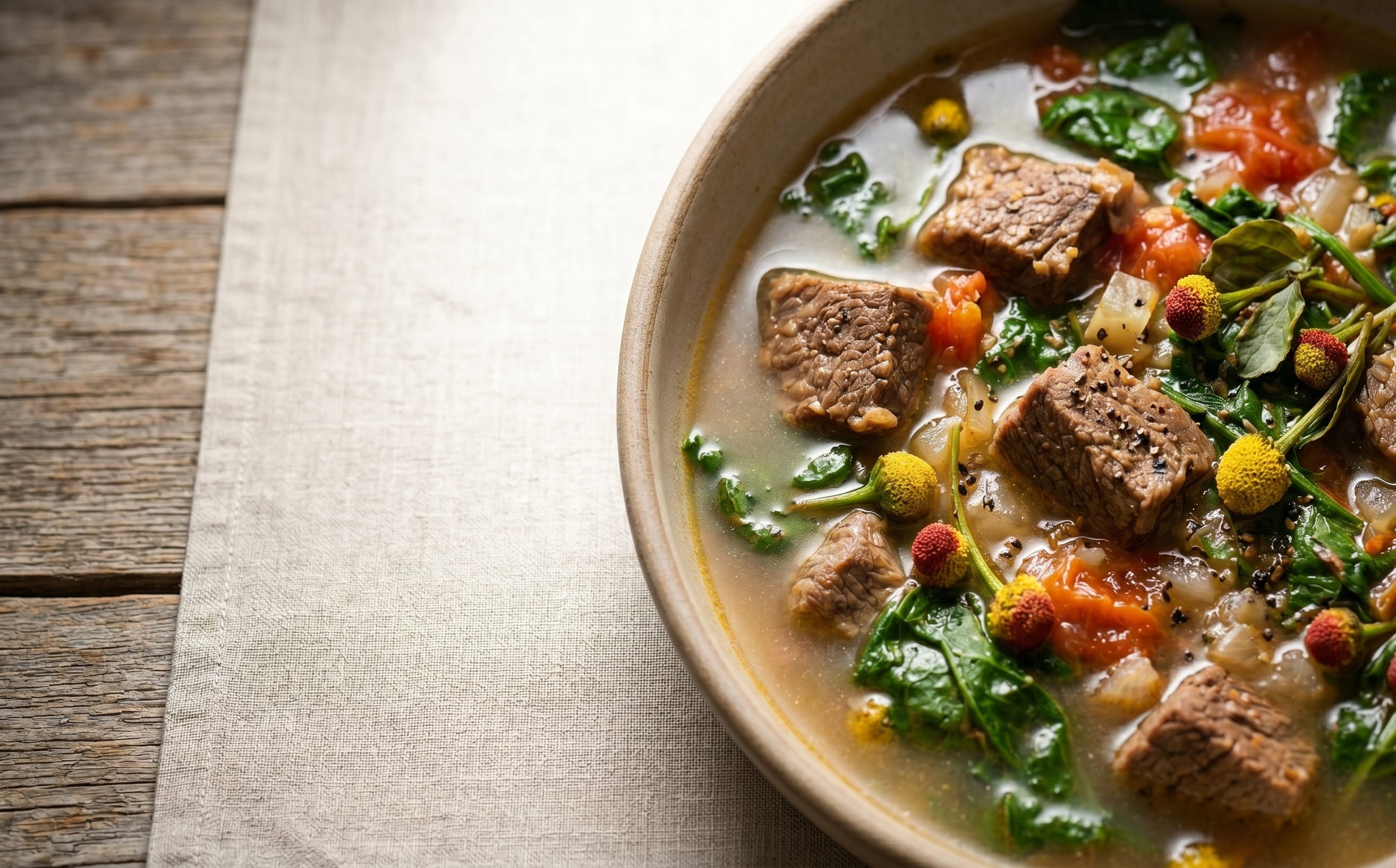 Romazava (Beef and Greens Broth)
