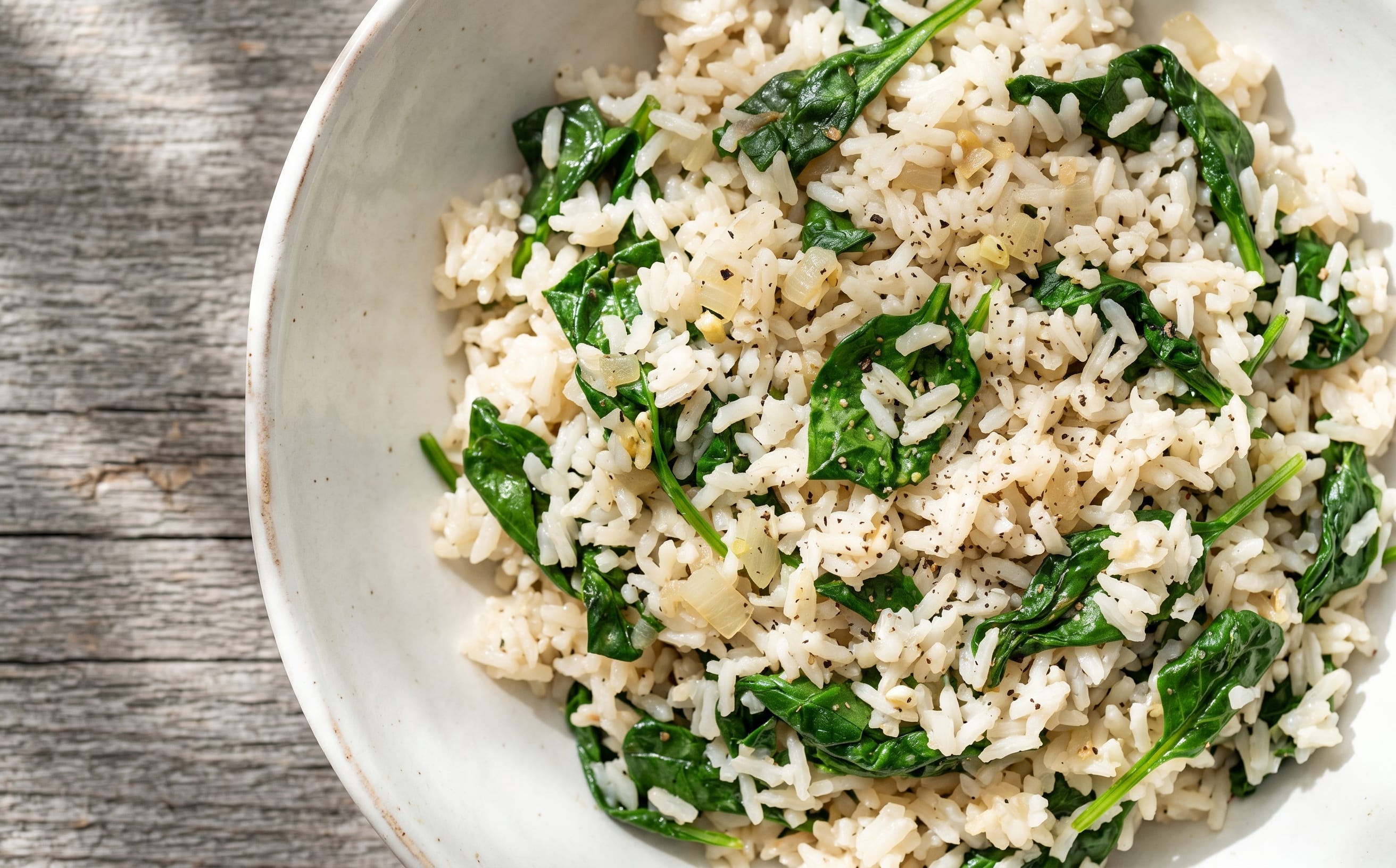 Vary Amin'anana (Rice with Greens)