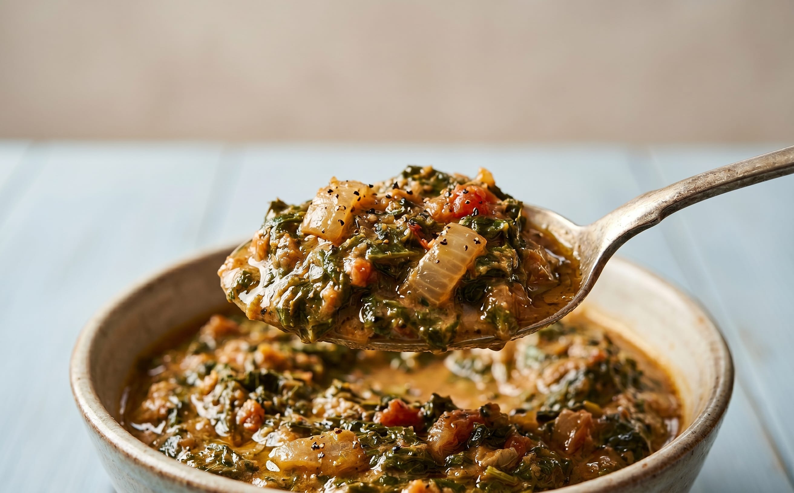 Chigwada (Cassava Leaves with Peanuts)