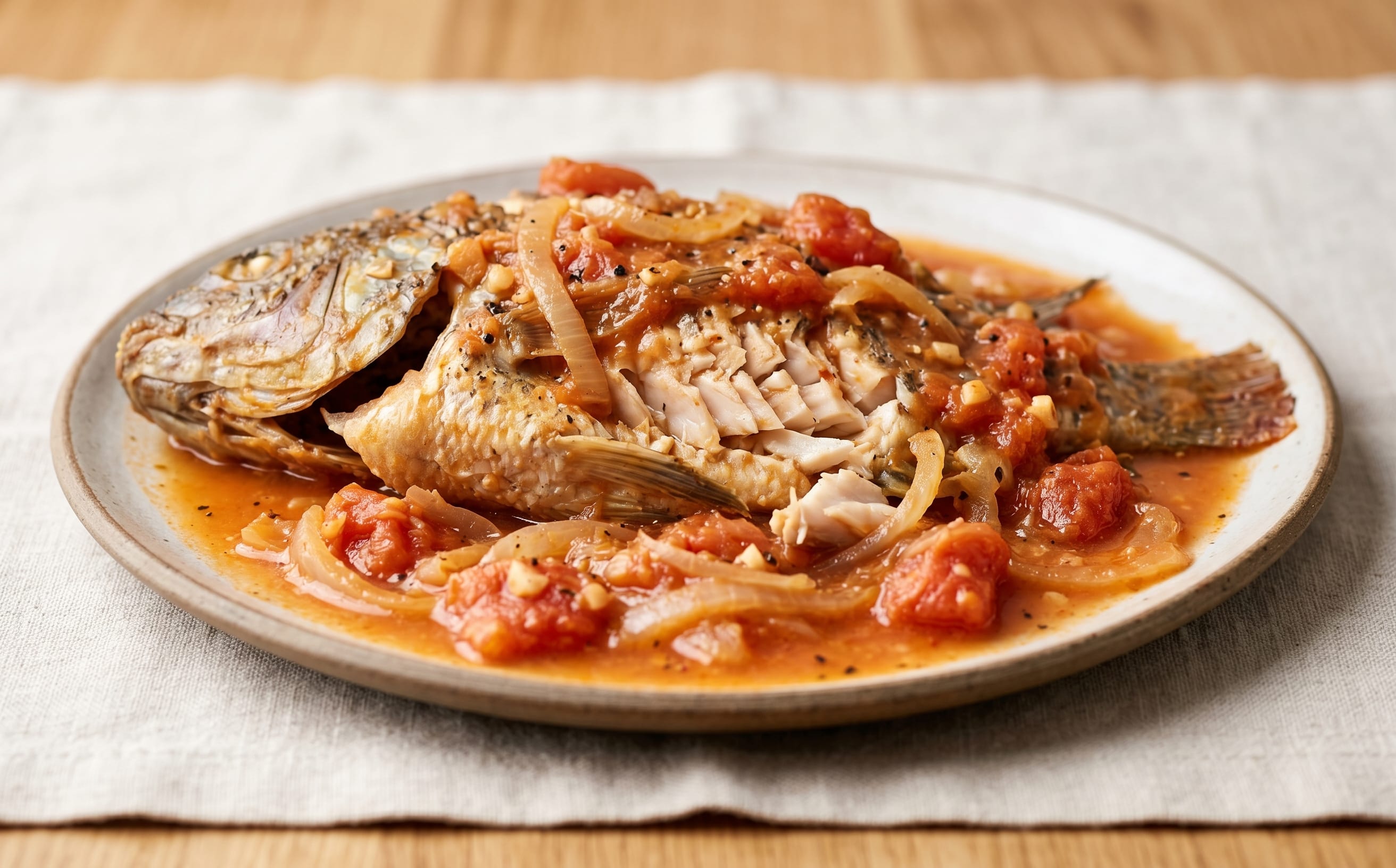 Chambo (Malawian Tomato and Onion Fish Stew)