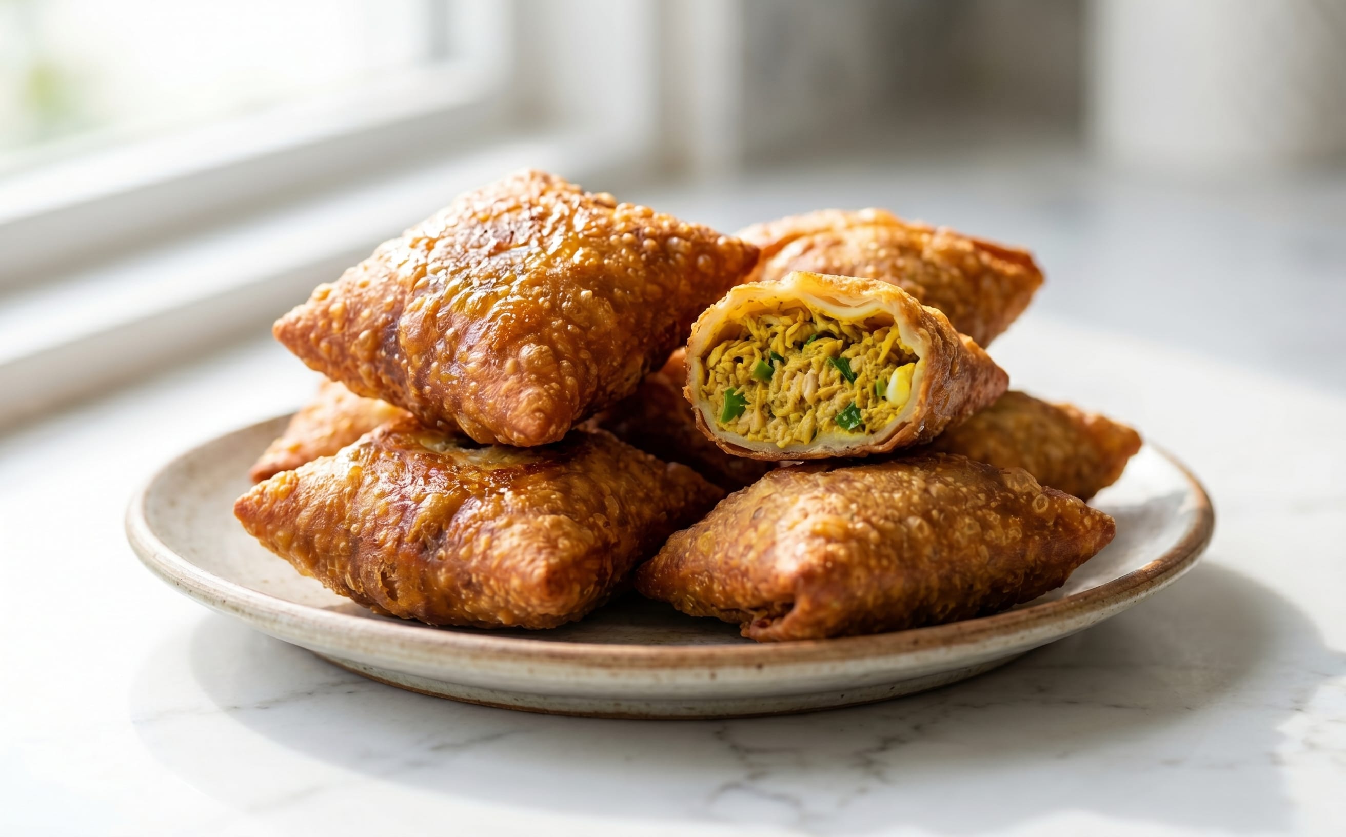 Bajiya (Fried Tuna Pastries)