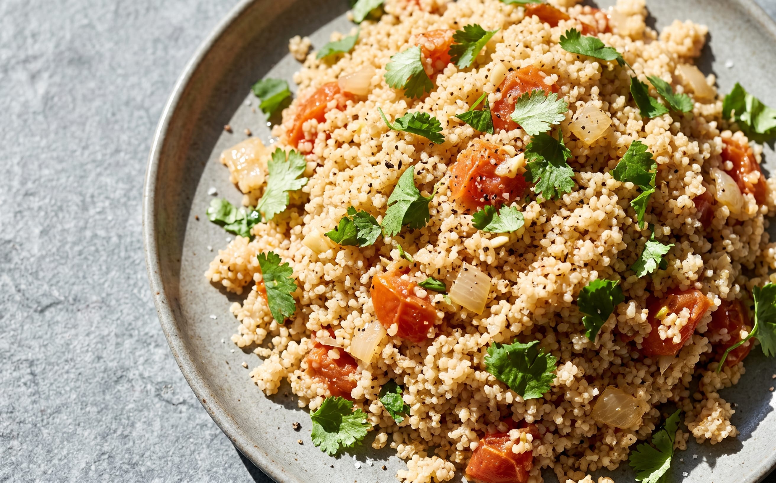 Fonio à la Tomate (Tomato Fonio Pilaf)