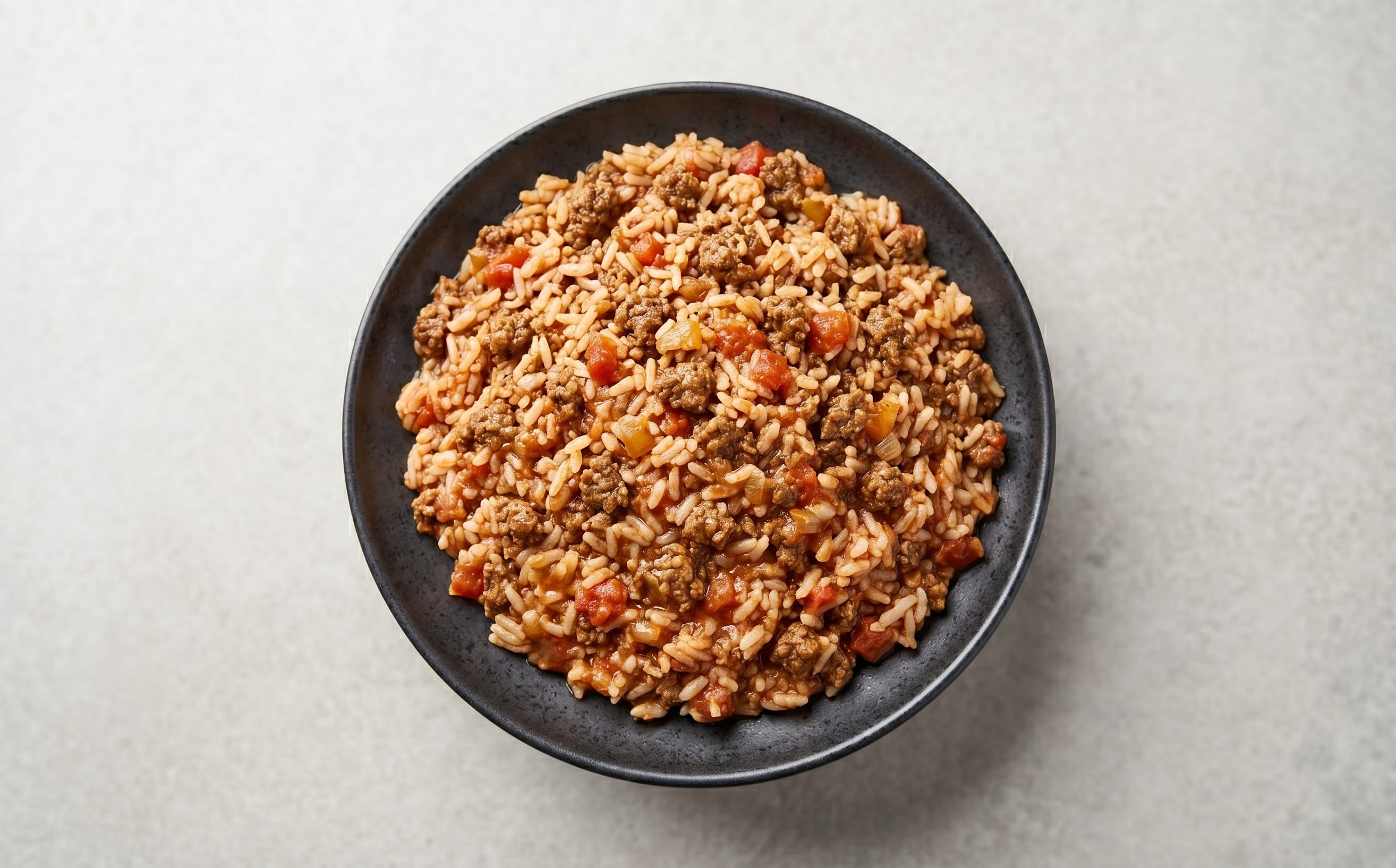 Riz au Gras à la Viande Hachée (Tomato Rice with Ground Beef)