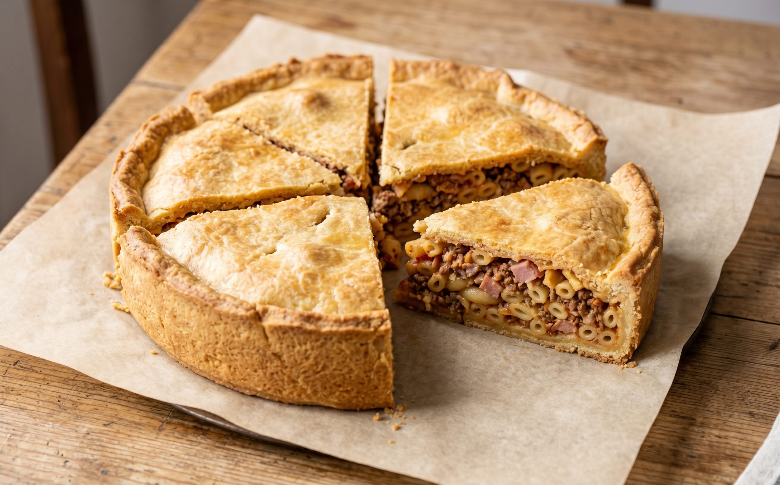 Imqarrun il-Forn (Baked Macaroni Pie)