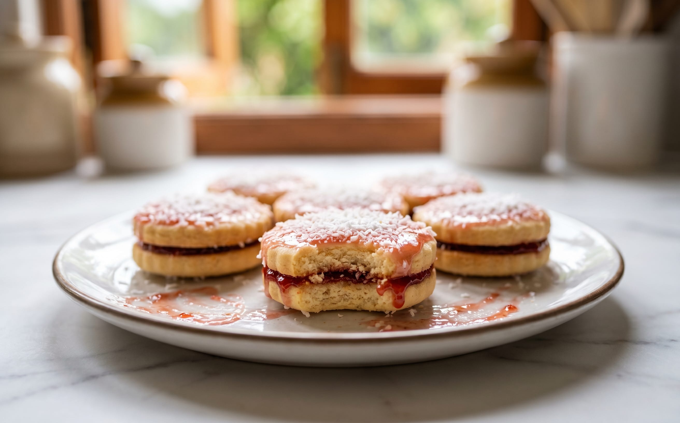 Napolitaines (Jam-Filled Mauritian Biscuits)