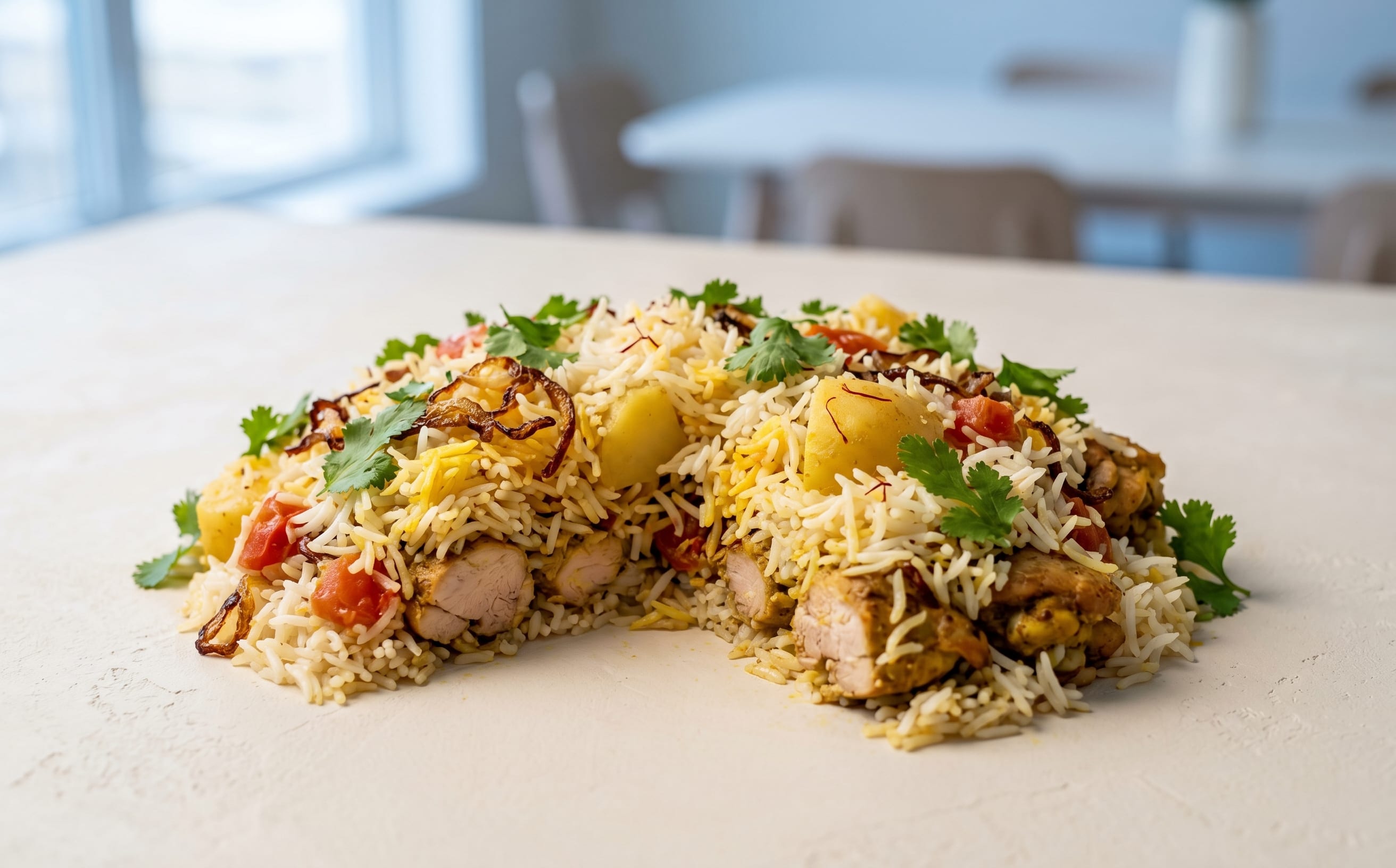 Briani Poulet (Mauritian Chicken Biryani)