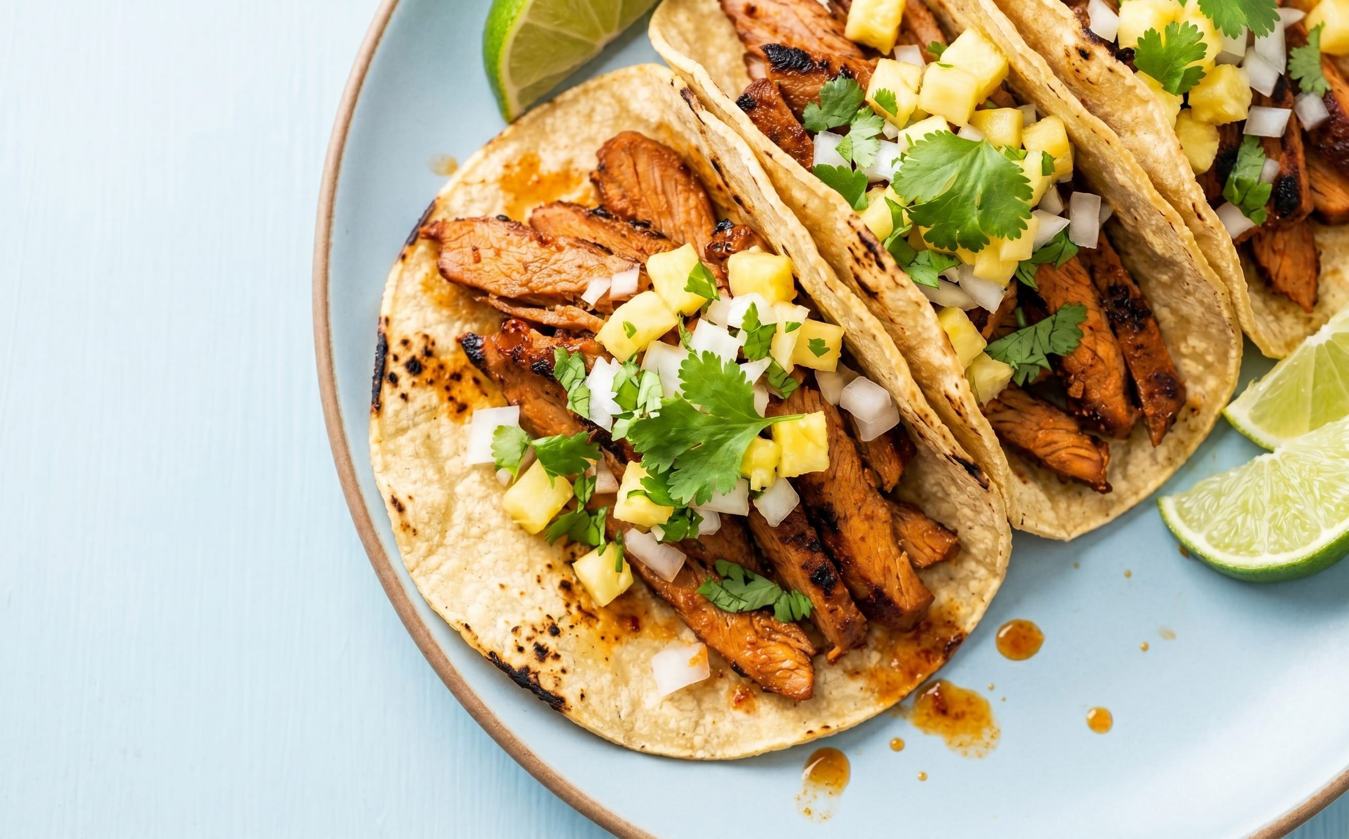 Tacos al Pastor (Marinated Pork Tacos)
