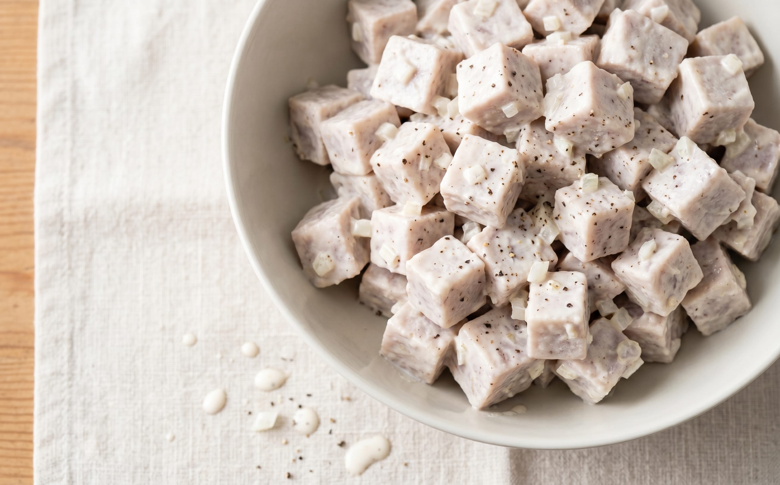 Micronesian-Style Chilled Taro Salad