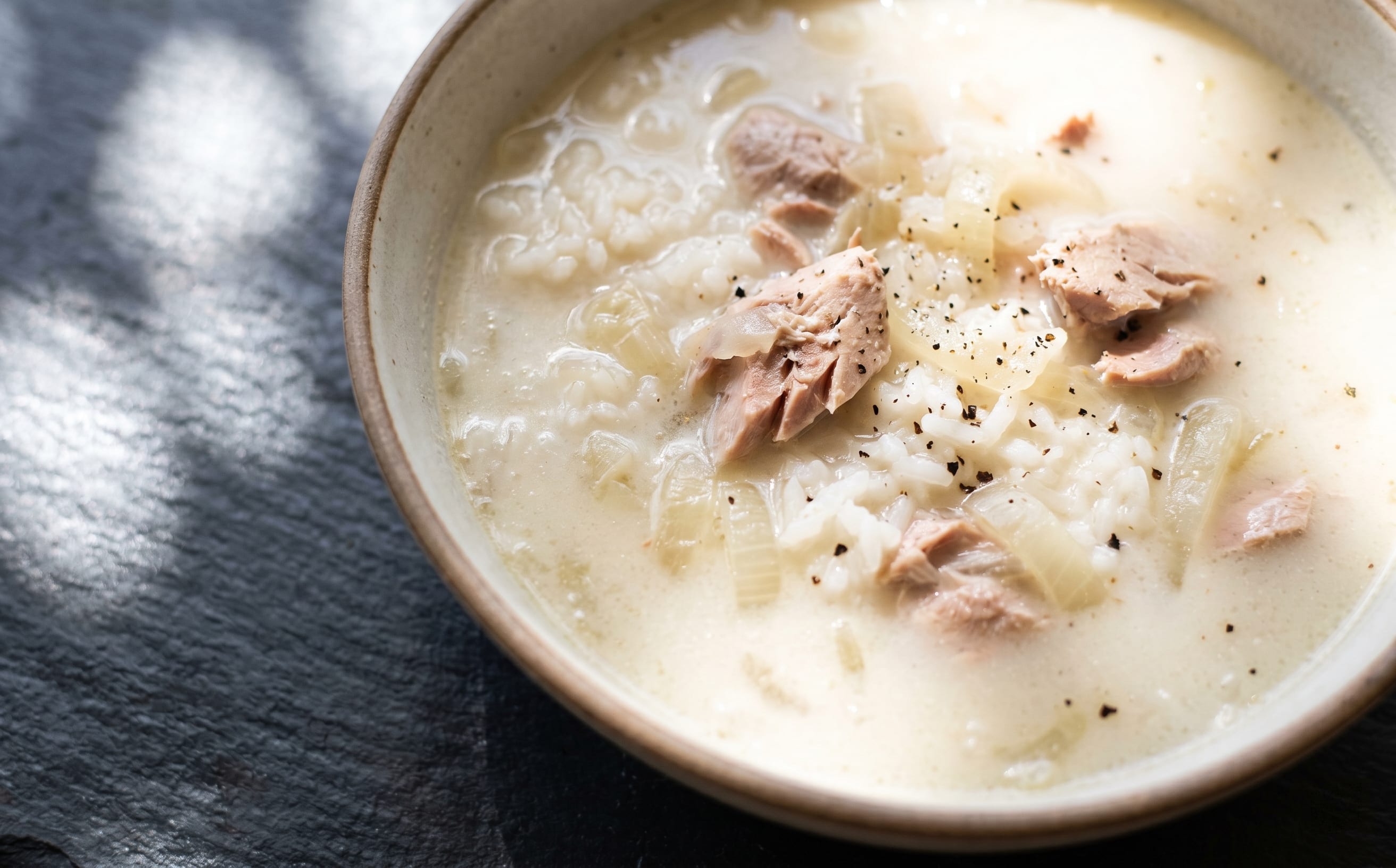 Micronesian-Style Coconut Fish and Rice Soup