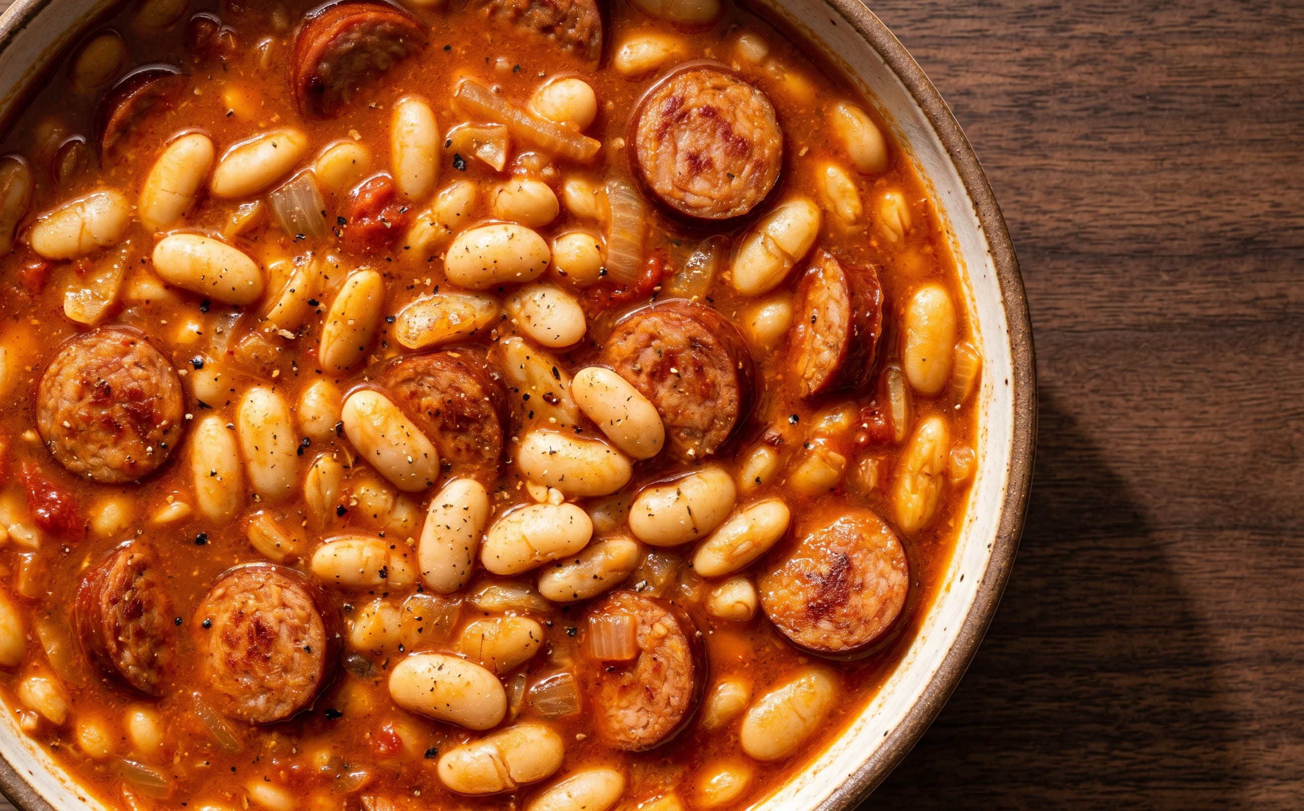 Pasulj sa Kobasicom (Bean and Smoked Sausage Stew)