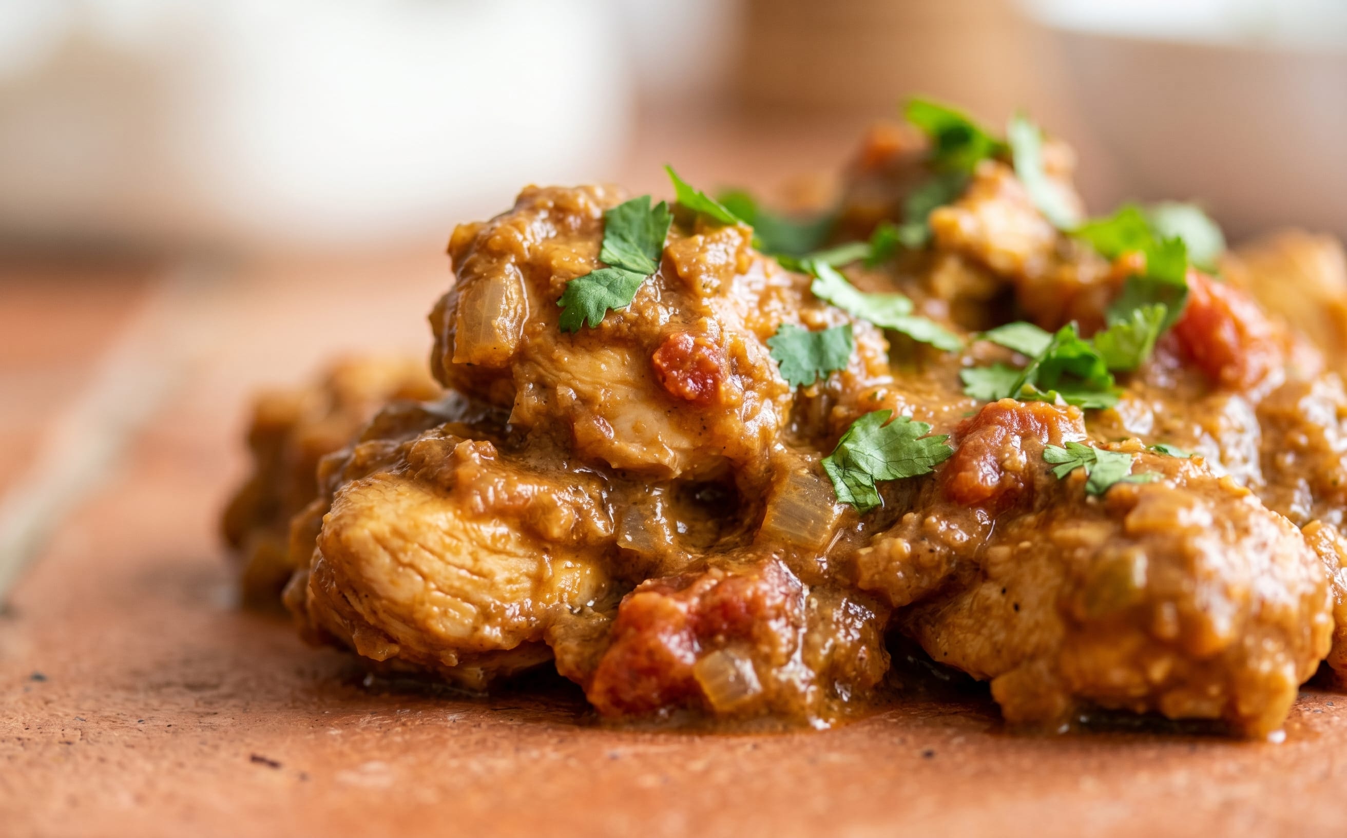 Caril de Amendoim com Frango (Chicken Peanut Curry)