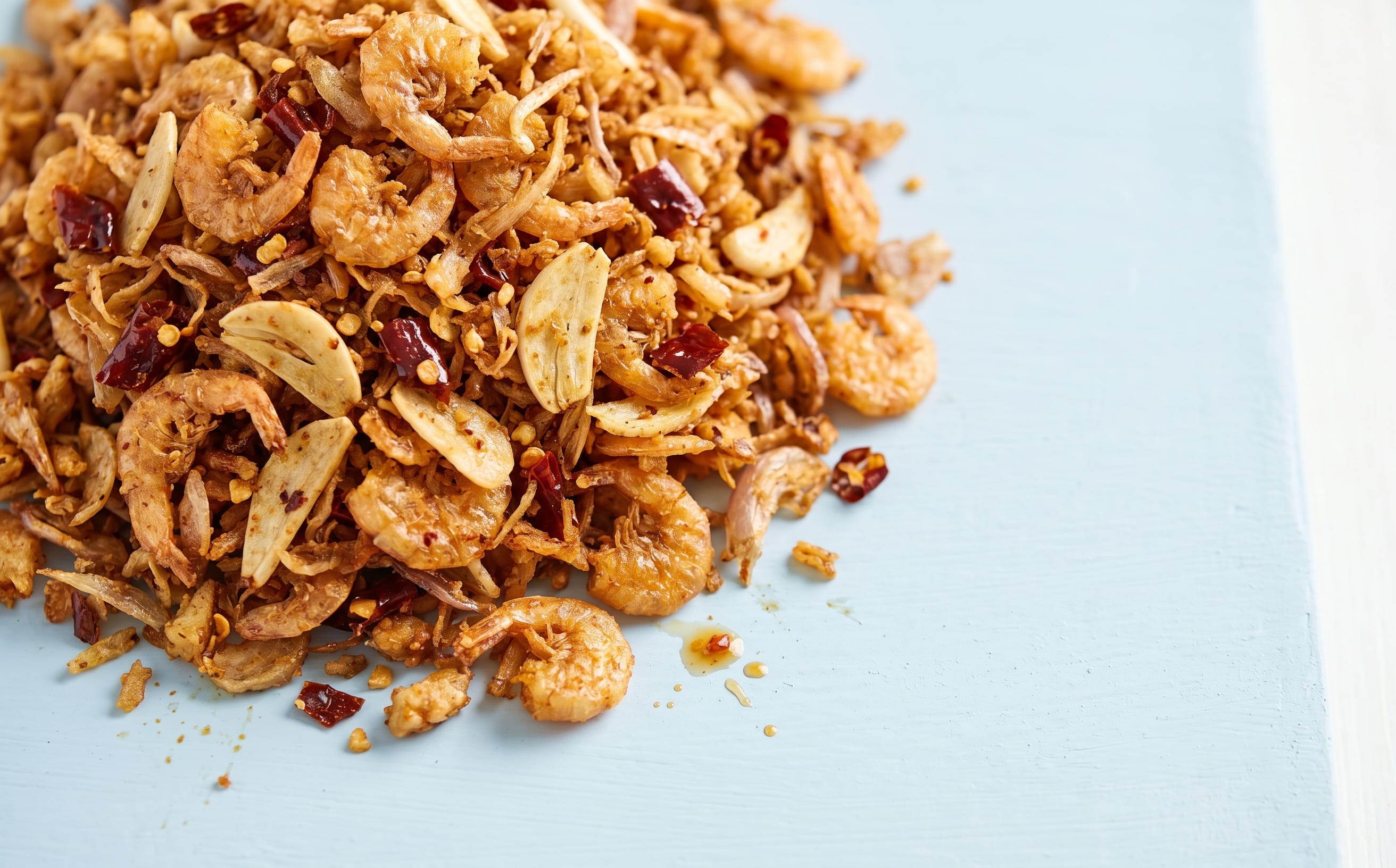 Balachaung (Crispy Dried Shrimp Relish)