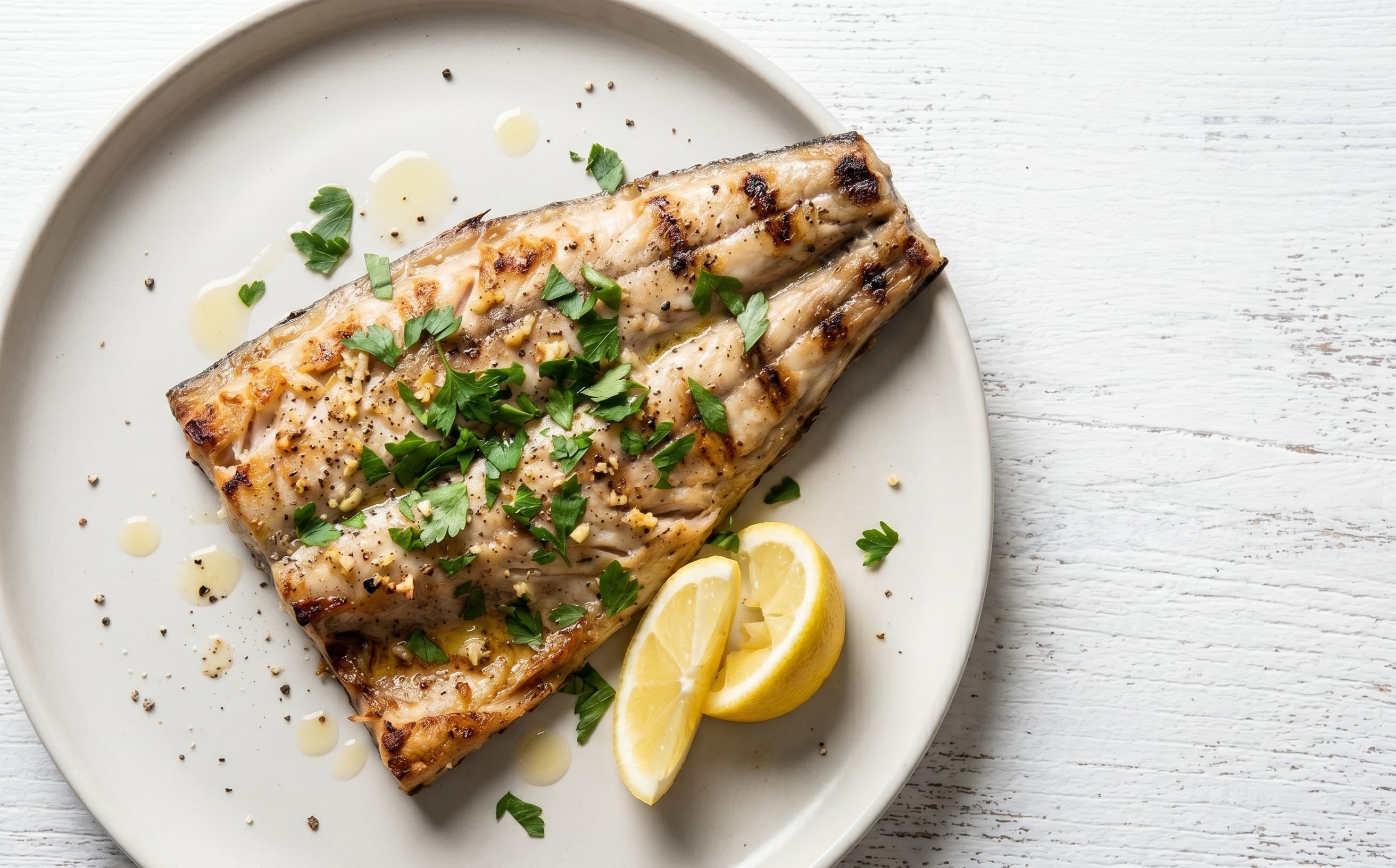 Grilled Smoked Snoek