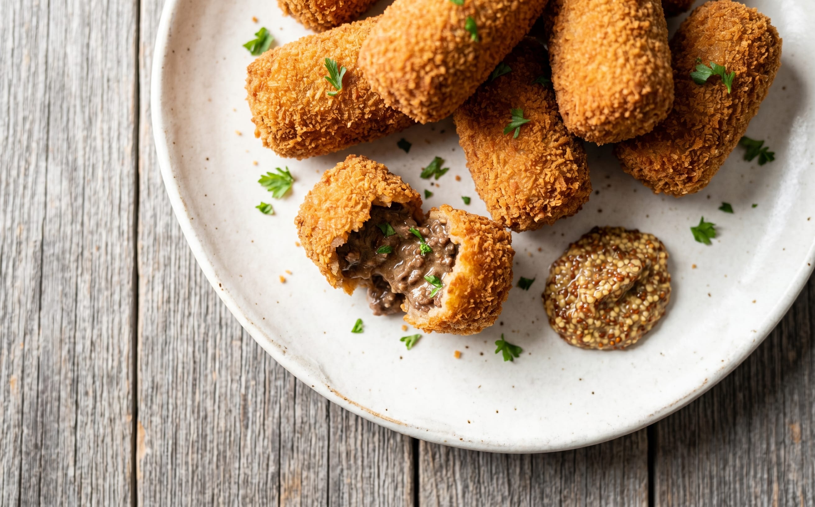 Kroketten (Dutch Beef Ragout Croquettes)