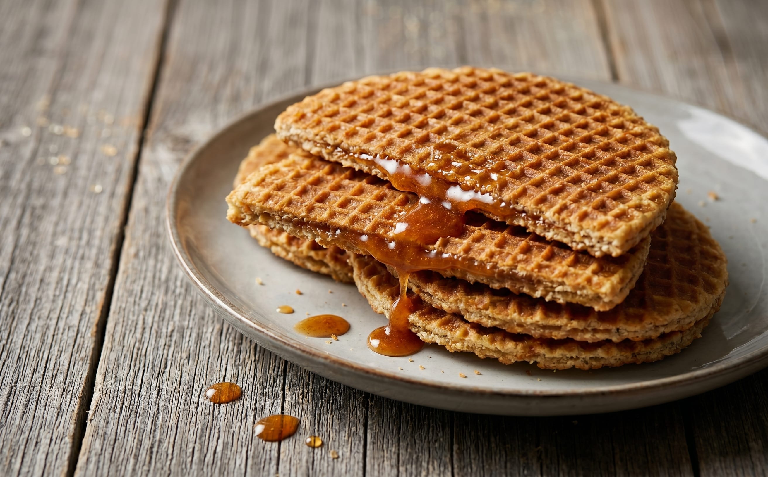 Stroopwafels (Caramel Syrup Waffles)