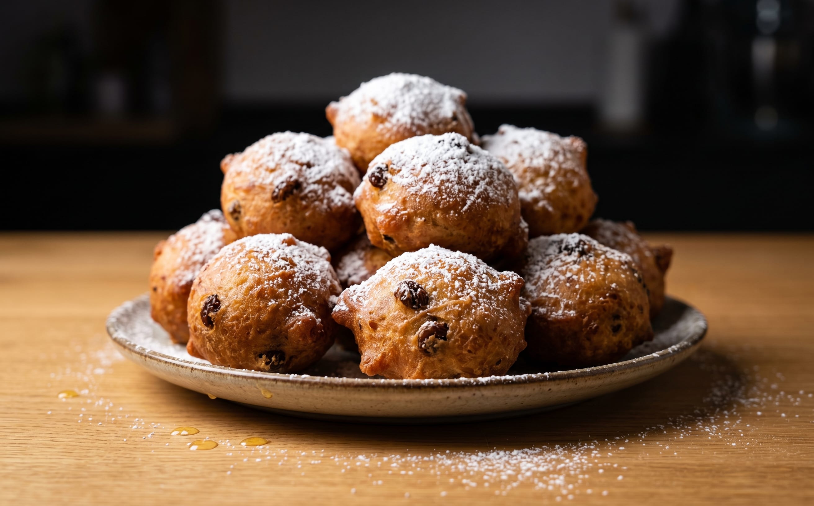 Oliebollen (Dutch Fried Dough Balls)