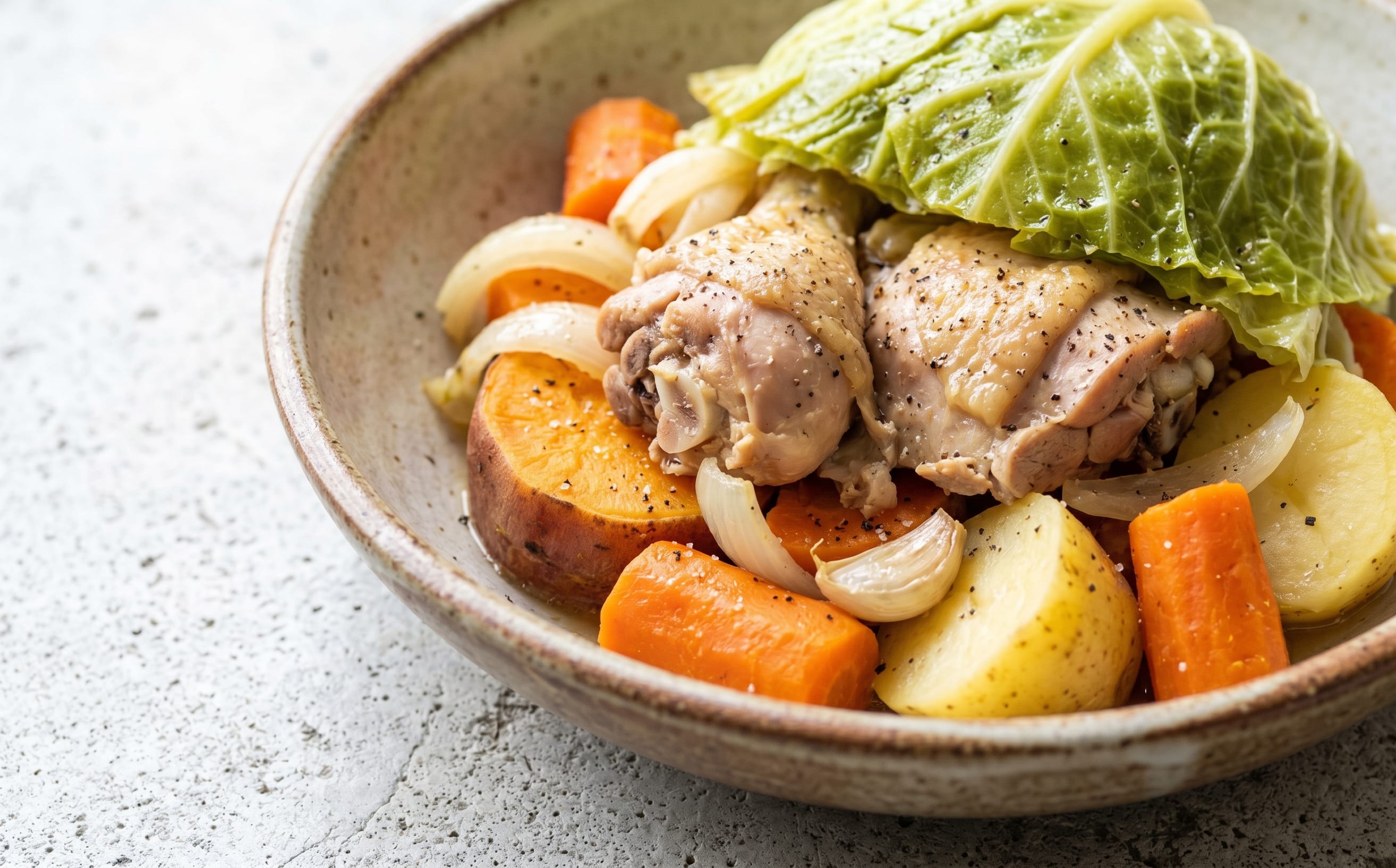 Hāngī-Style Chicken and Root Vegetables