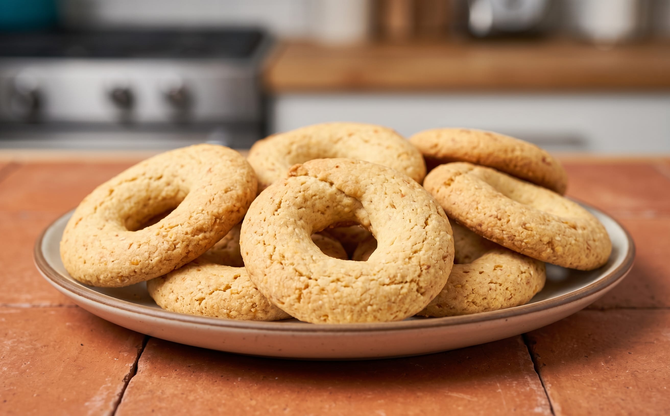 Rosquillas (Corn and Cheese Ring Cookies)