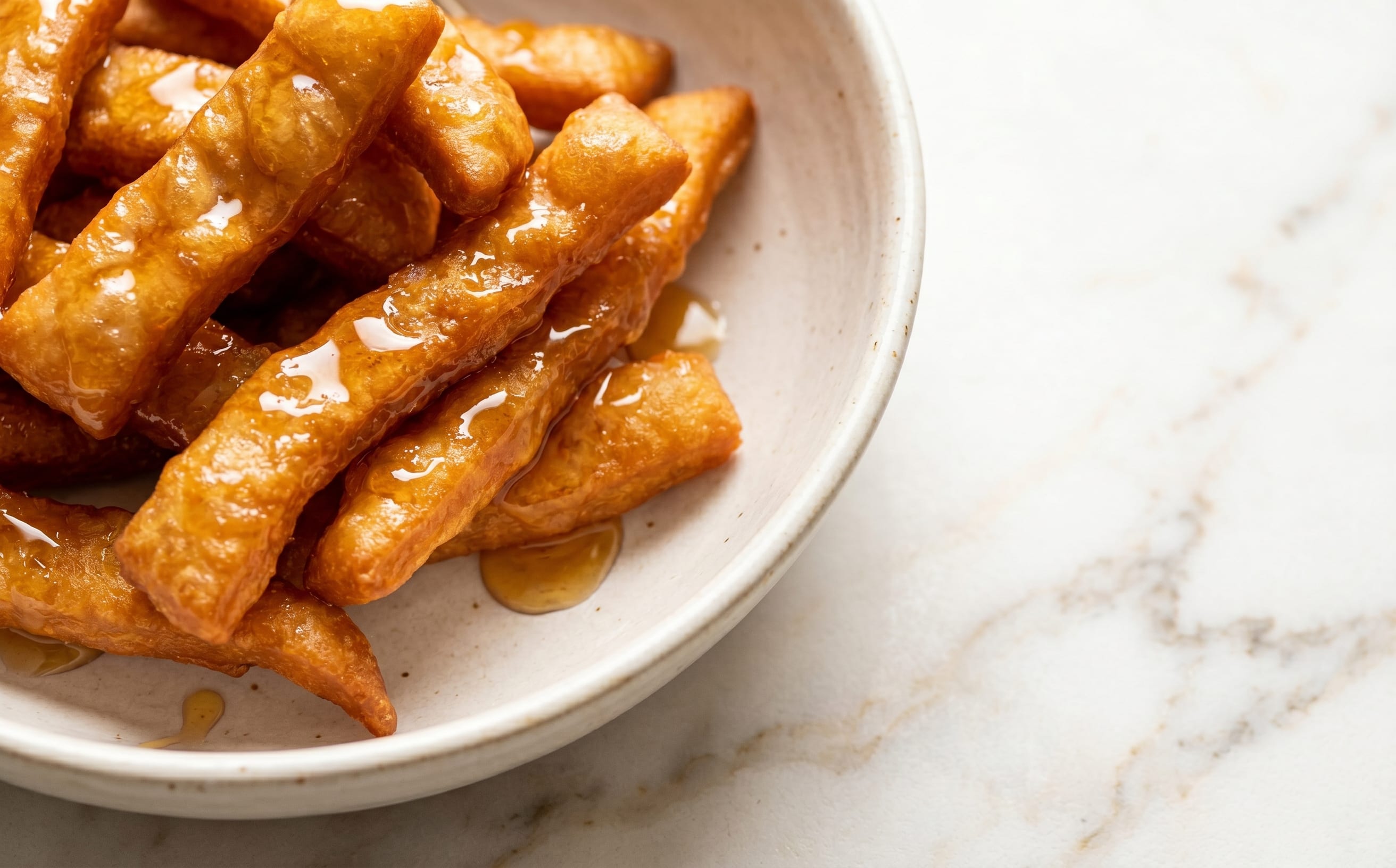 Honey-Glazed Fried Dough Strips