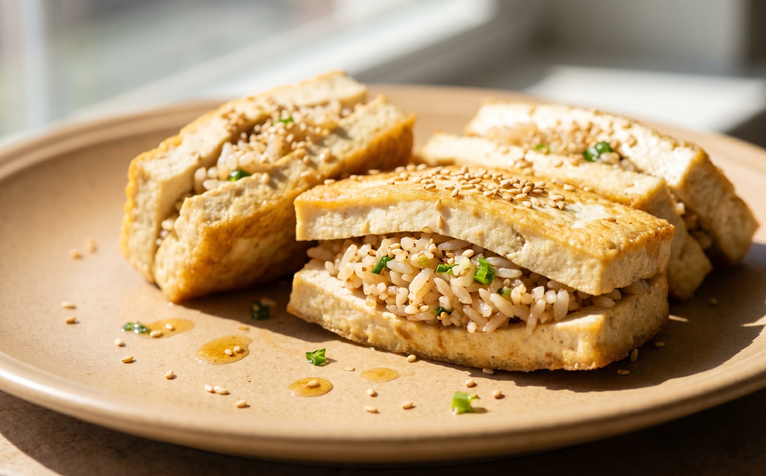 Dububap (Rice-Stuffed Fried Tofu)