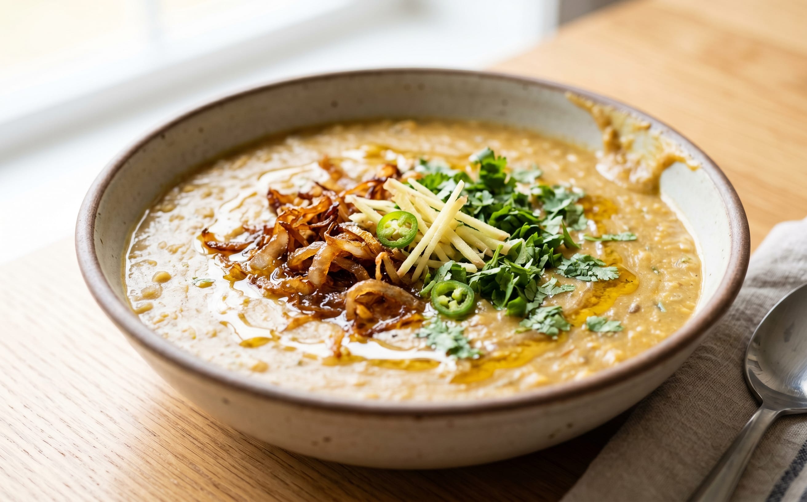 Haleem (Beef, Wheat, and Lentil Porridge)