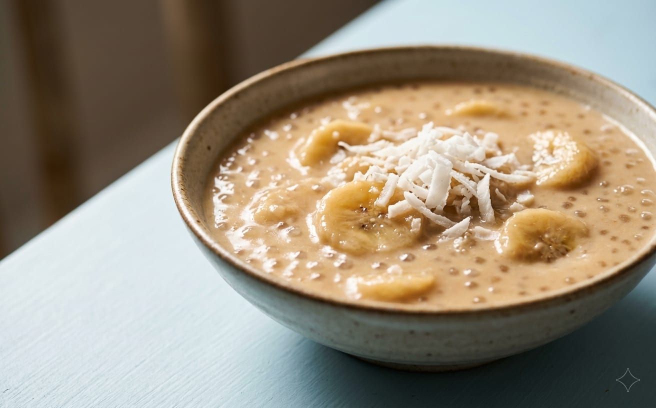 Palau-Style Banana and Coconut Tapioca