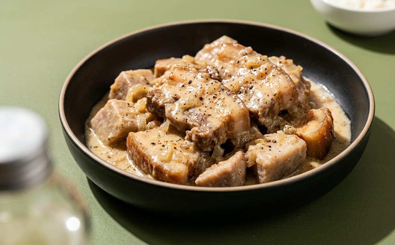 Palau-Style Coconut-Braised Pork and Taro